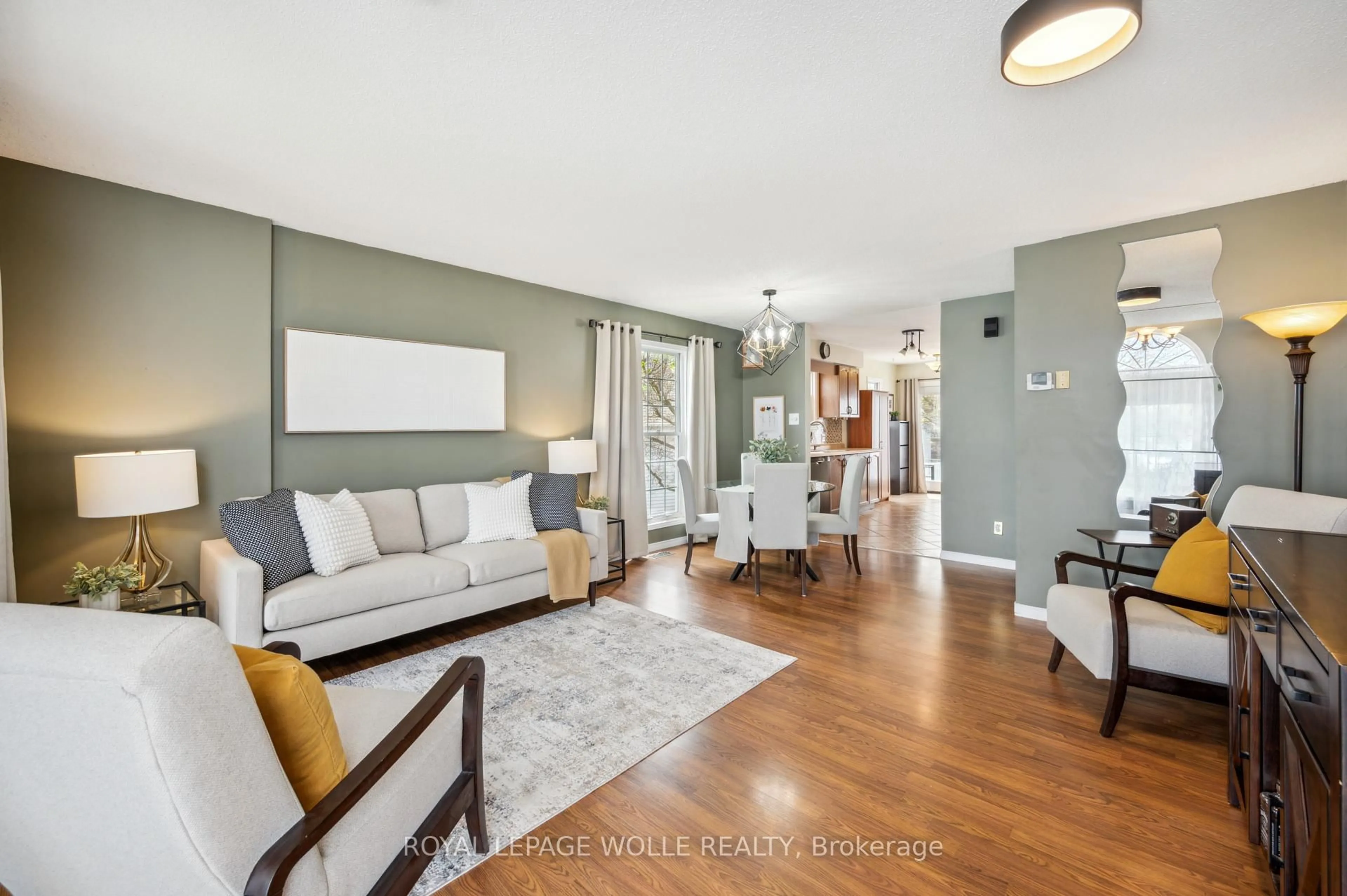 Living room with furniture, unknown for 45 Milfoil Cres, Kitchener Ontario N2E 3L2