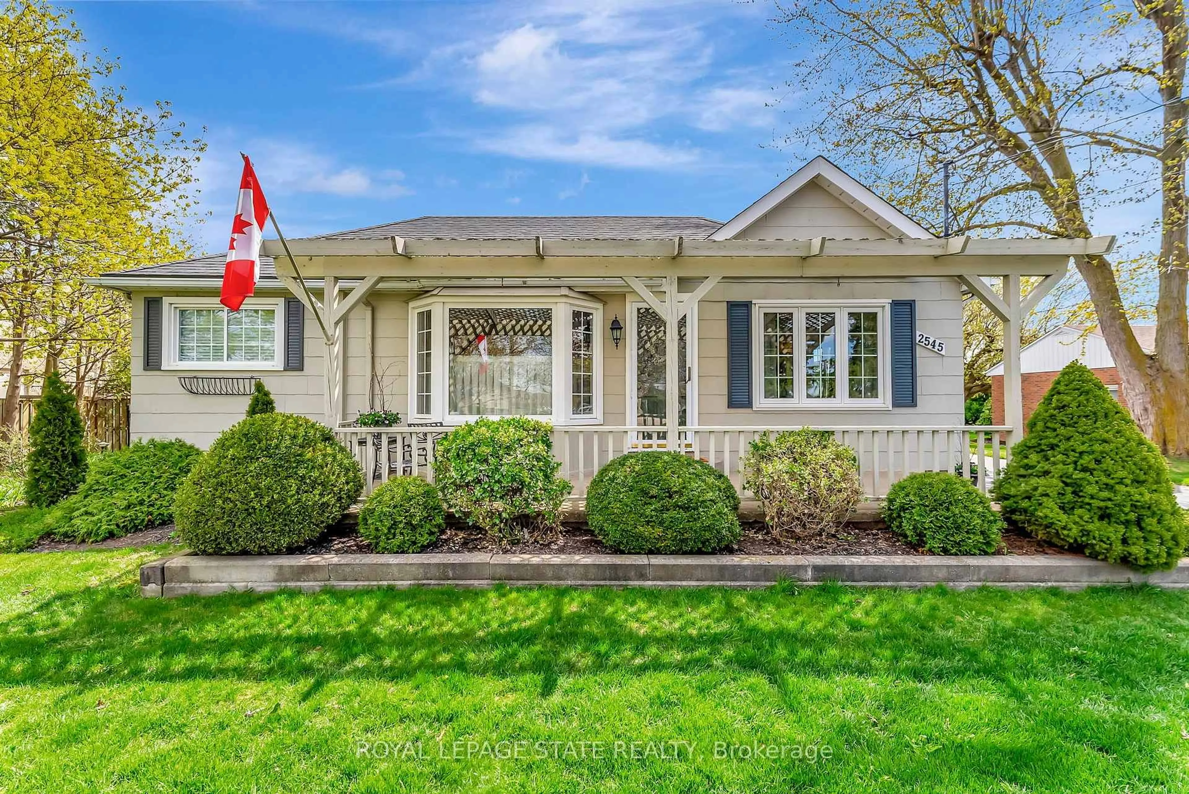 Home with vinyl exterior material, street for 2545 Highway 56 Rd, Hamilton Ontario L0R 1C0