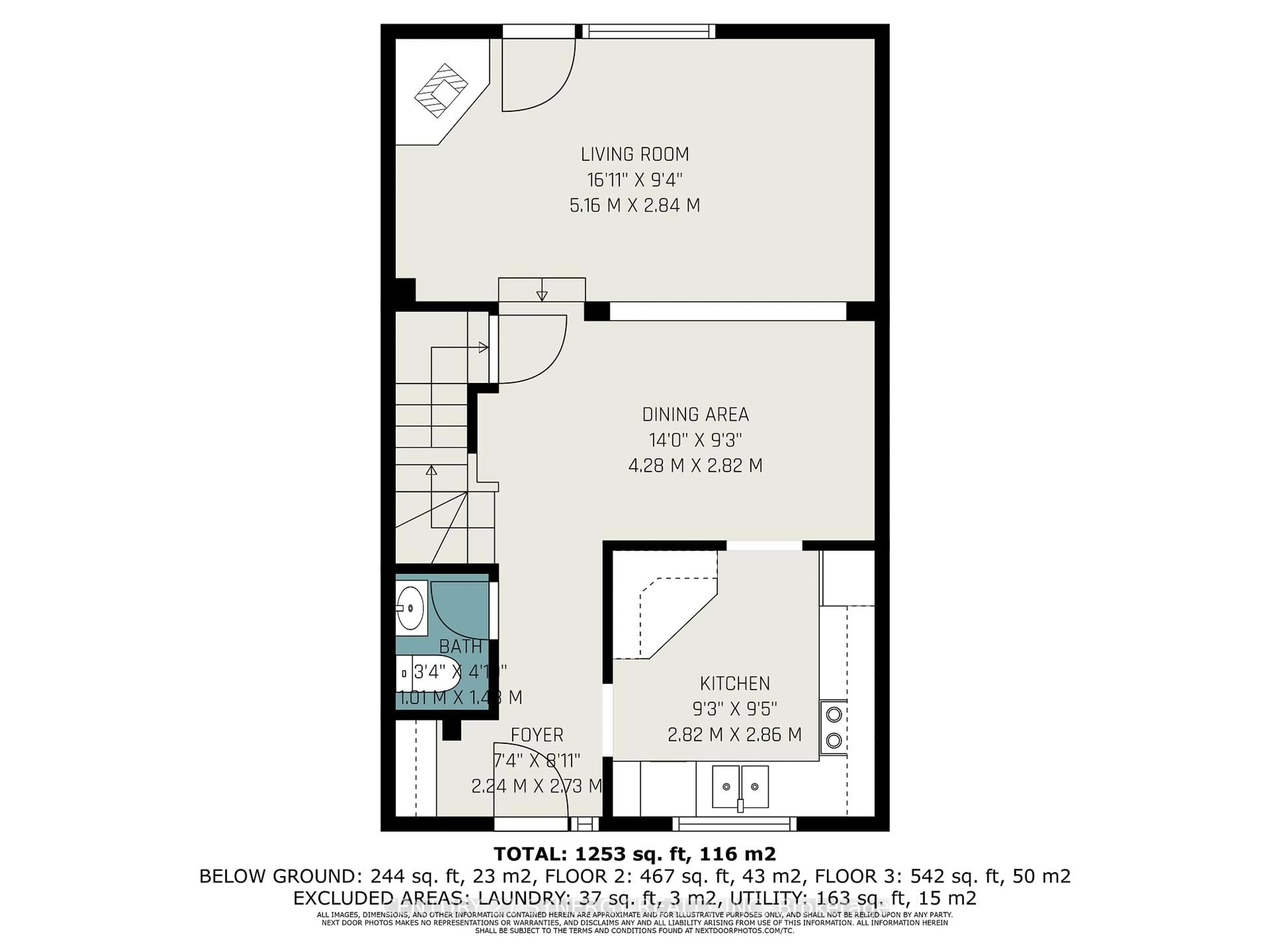 Floor plan for 54-A Foxfield Dr, Ottawa Ontario K2J 1P7