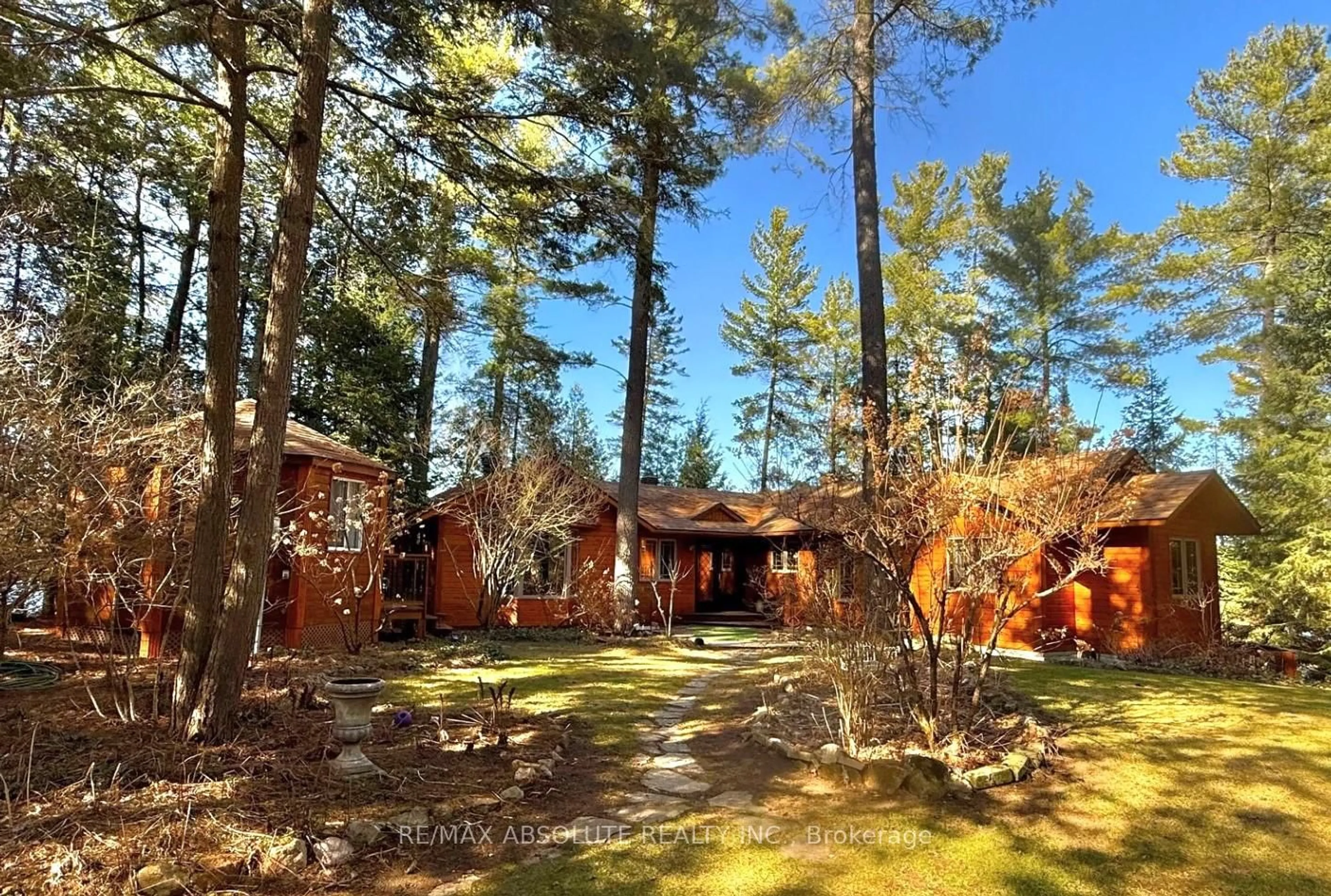 Patio, forest/trees view for 1384 C Centennial Lake Rd, Clarendon Station Ontario K0H 1J0