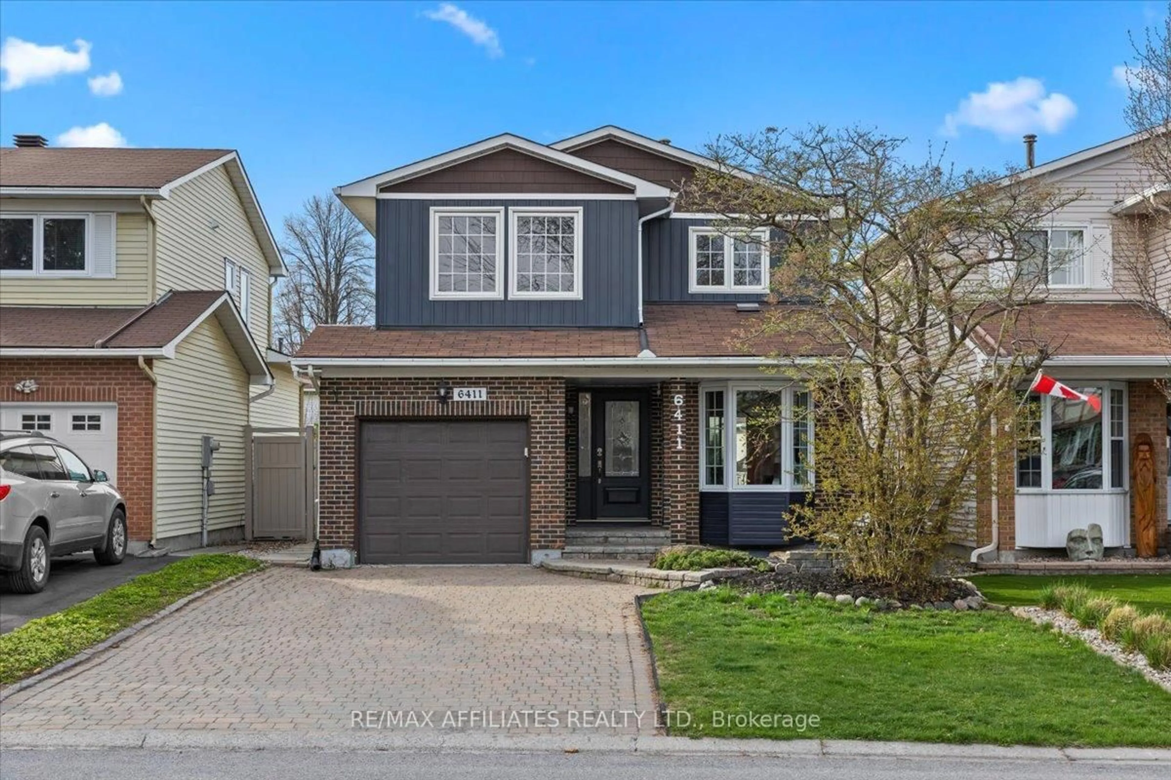 Home with brick exterior material, street for 6411 Glen Knolls Dr, Orleans Ontario K1C 2W9