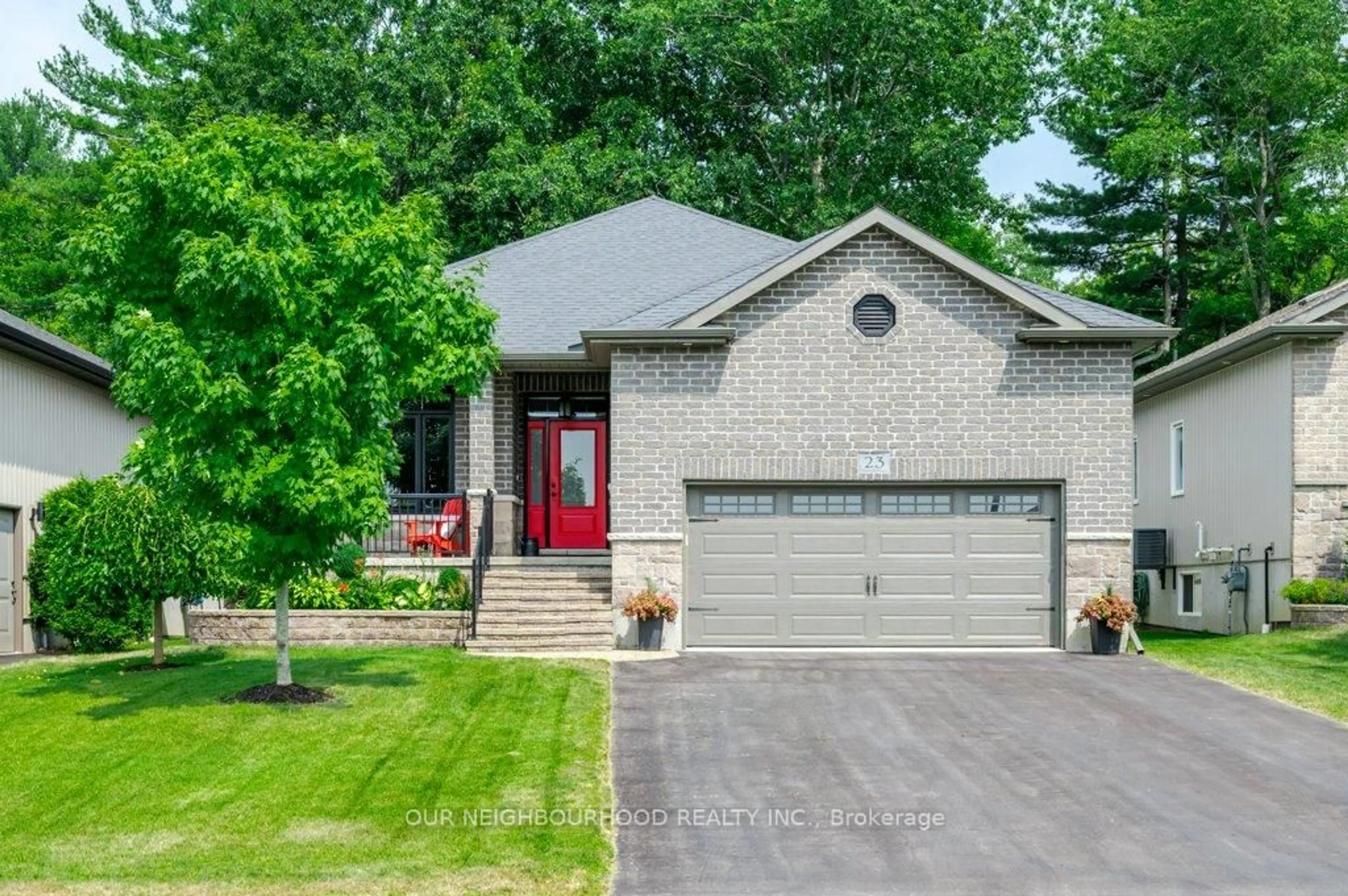 Home with brick exterior material, street for 23 Autumn Grve Cres, Ingleside Ontario K8V 5P4