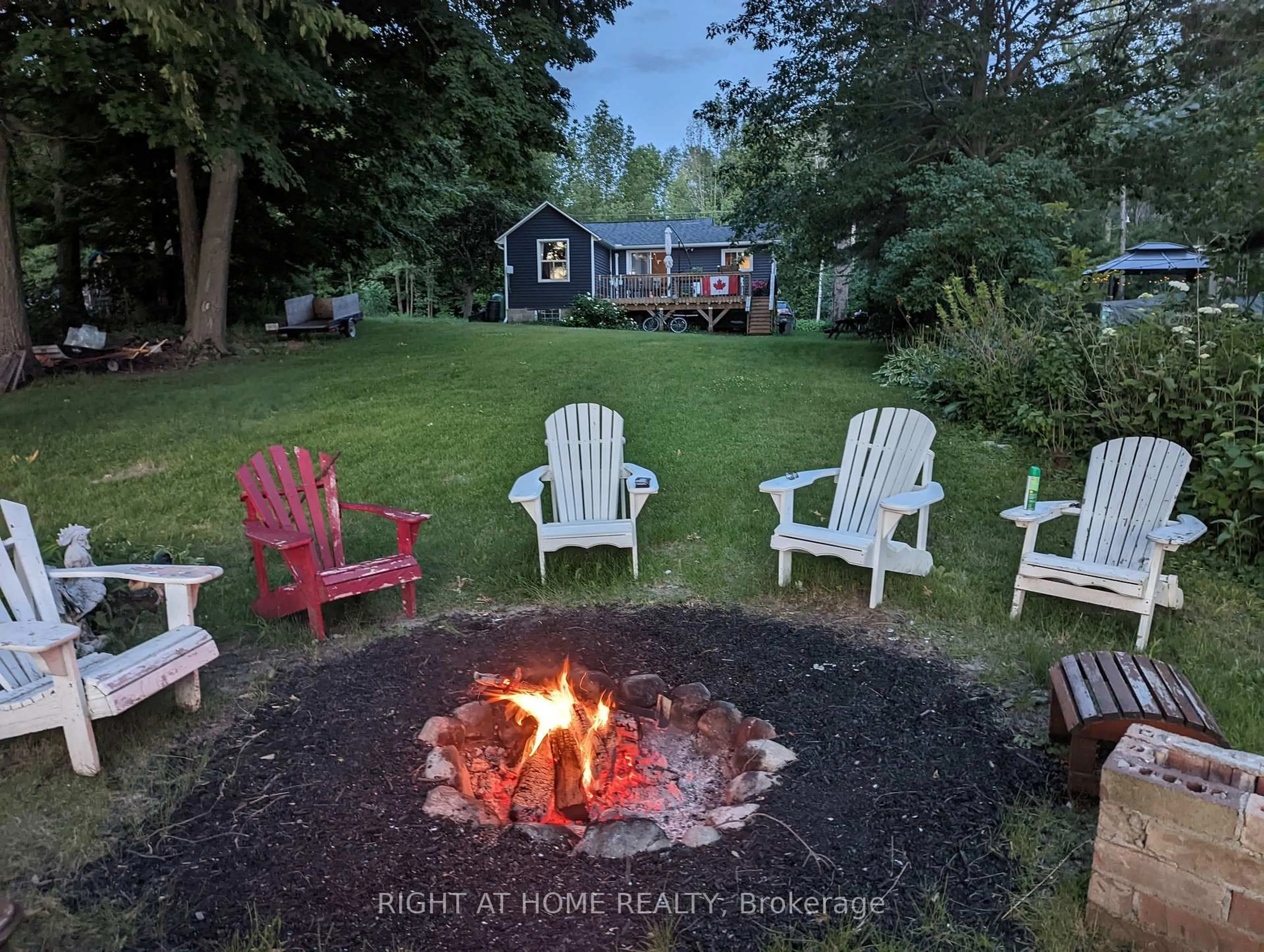 A pic from outside/outdoor area/front of a property/back of a property/a pic from drone, unknown for 187 Campbell Beach Rd, Kawartha Lakes Ontario L0K 1B0