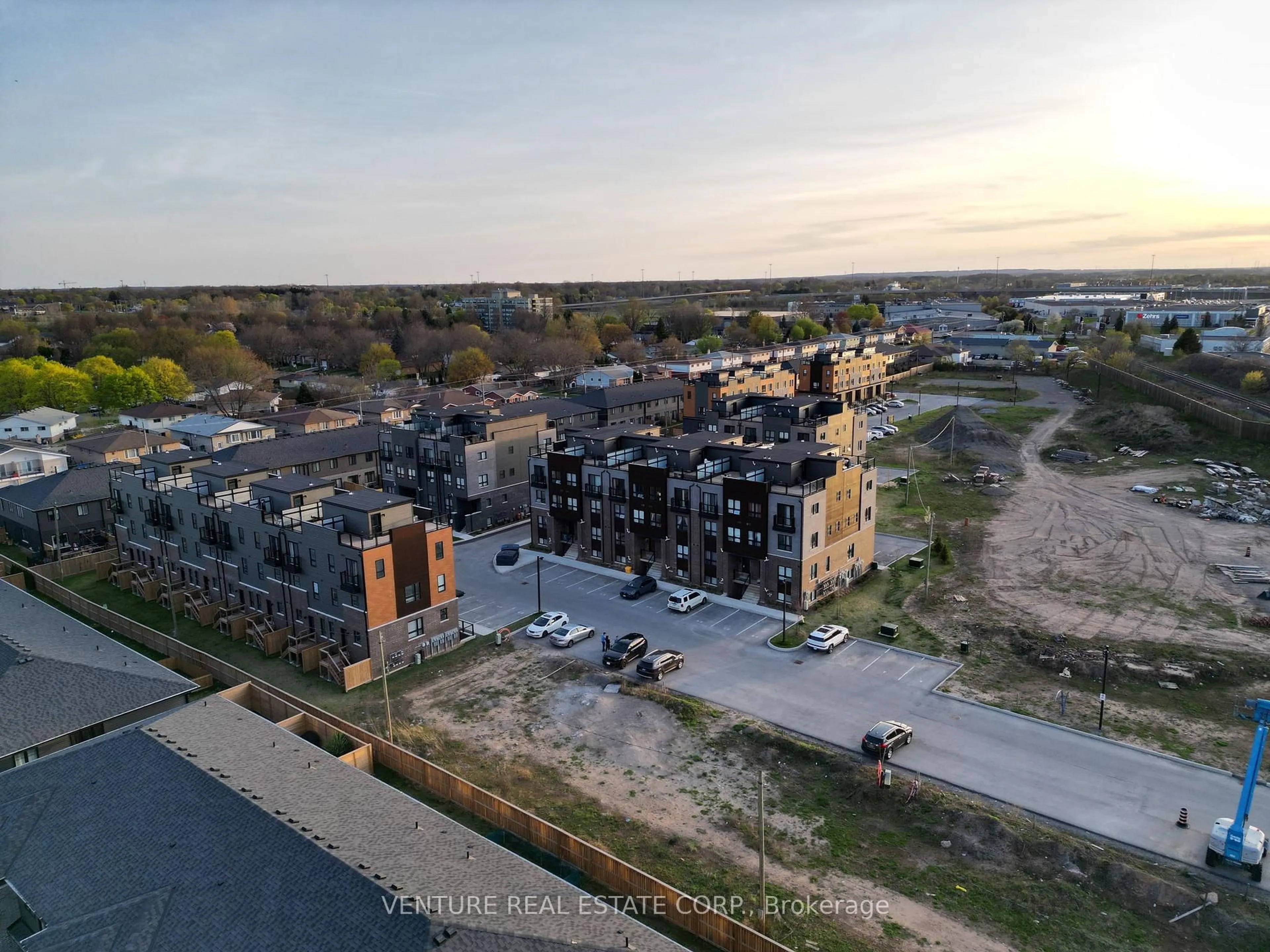 A pic from outside/outdoor area/front of a property/back of a property/a pic from drone, city buildings view from balcony for 6705 Cropp St #50, Niagara Falls Ontario L2E 5J8