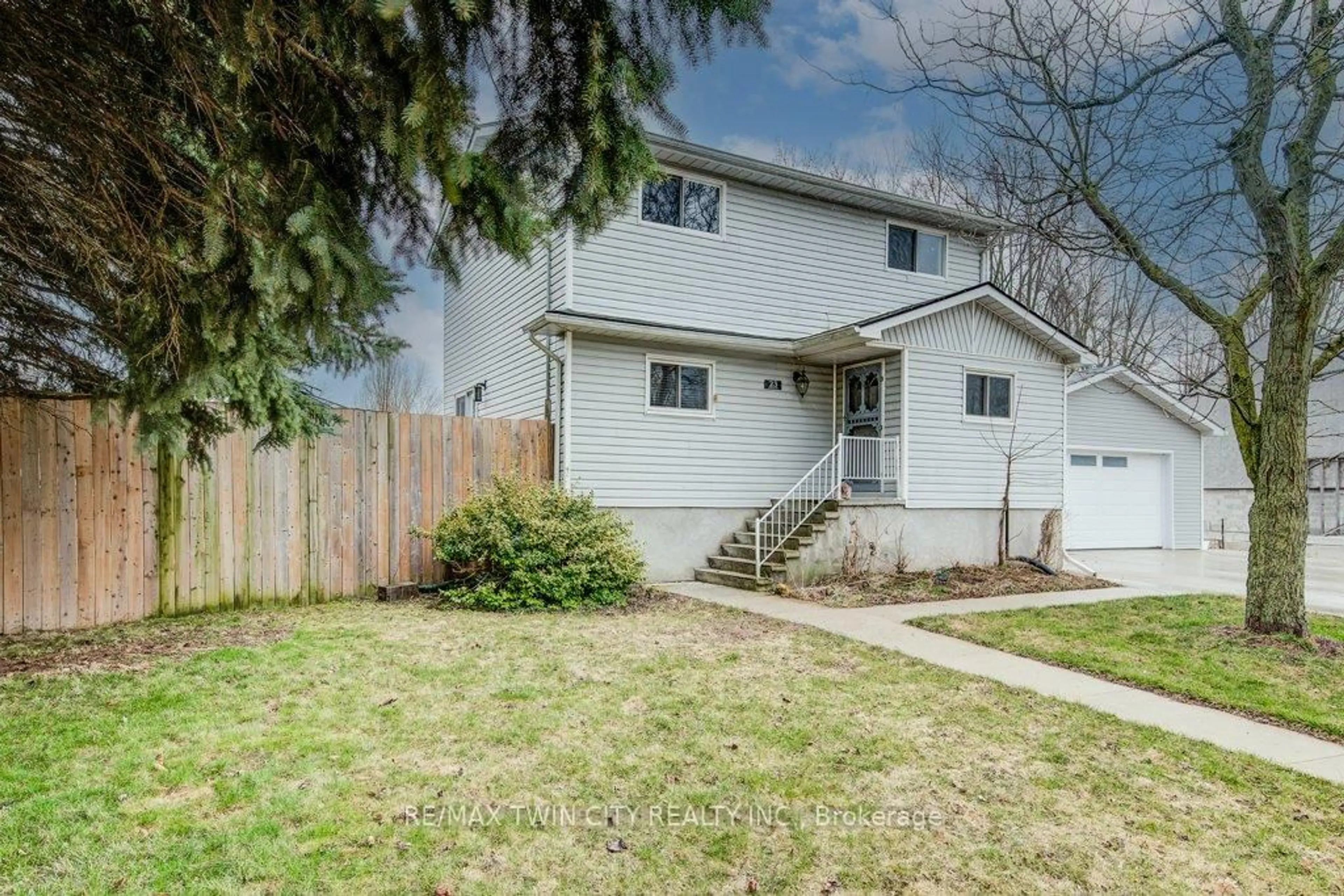 Home with vinyl exterior material, street for 23 James St, Blandford-Blenheim Ontario N0J 1B0