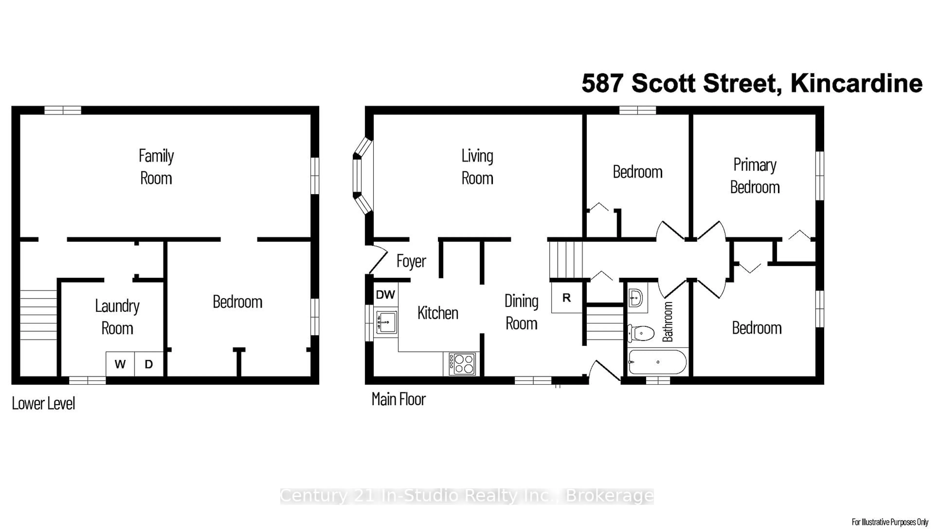 Floor plan for 587 Scott St, Kincardine Ontario N2Z 1V2