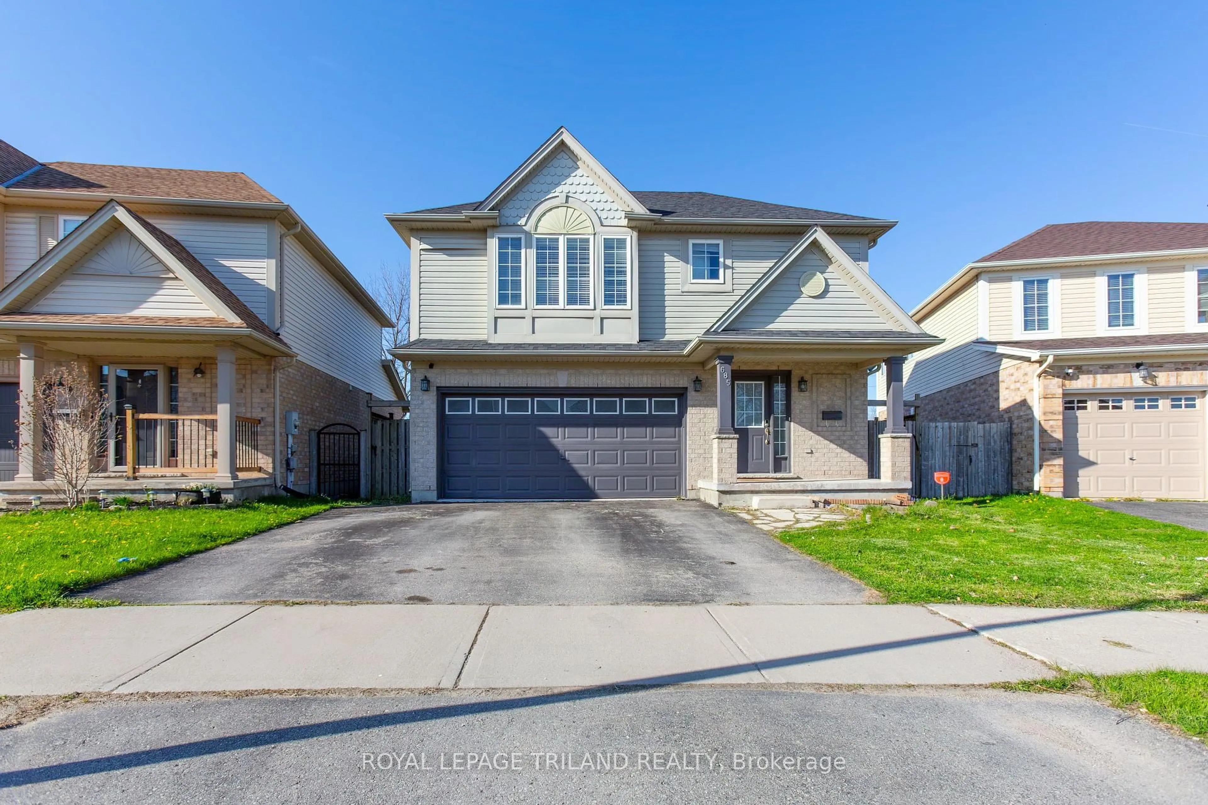 Home with brick exterior material, street for 685 North Leaksdale Circ, London South Ontario N6M 1M1