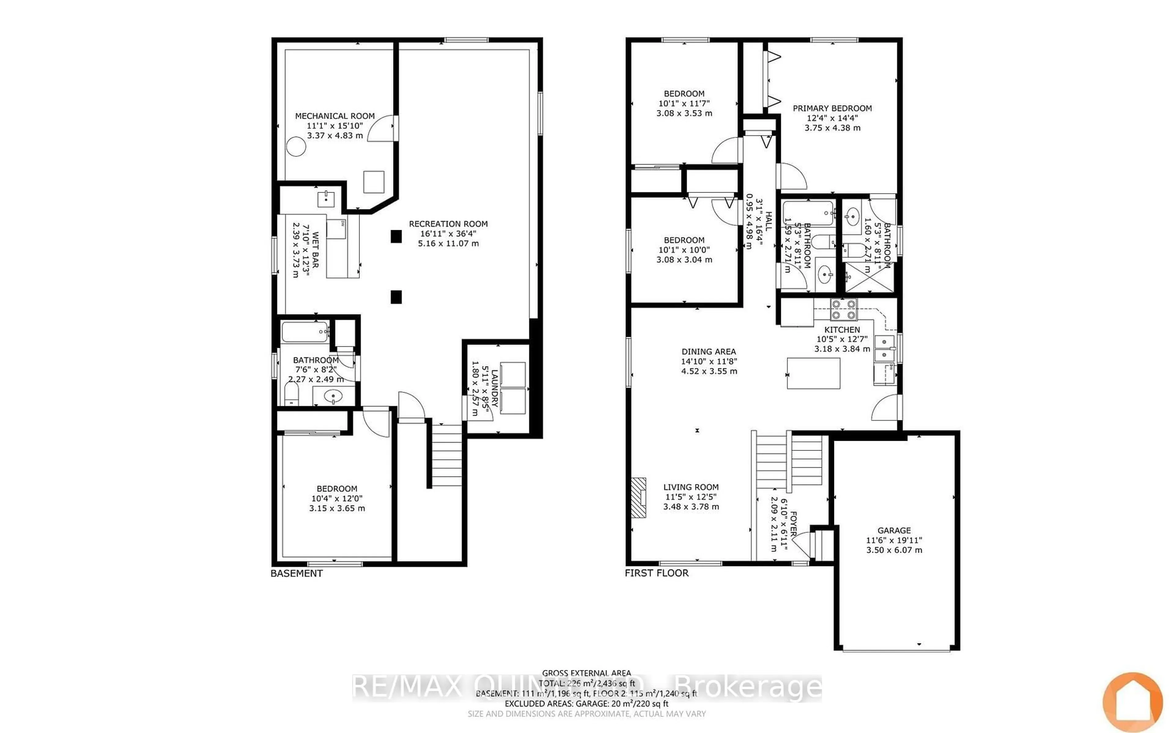 Floor plan for 3 Walnut Cres, Belleville Ontario K8N 0E4