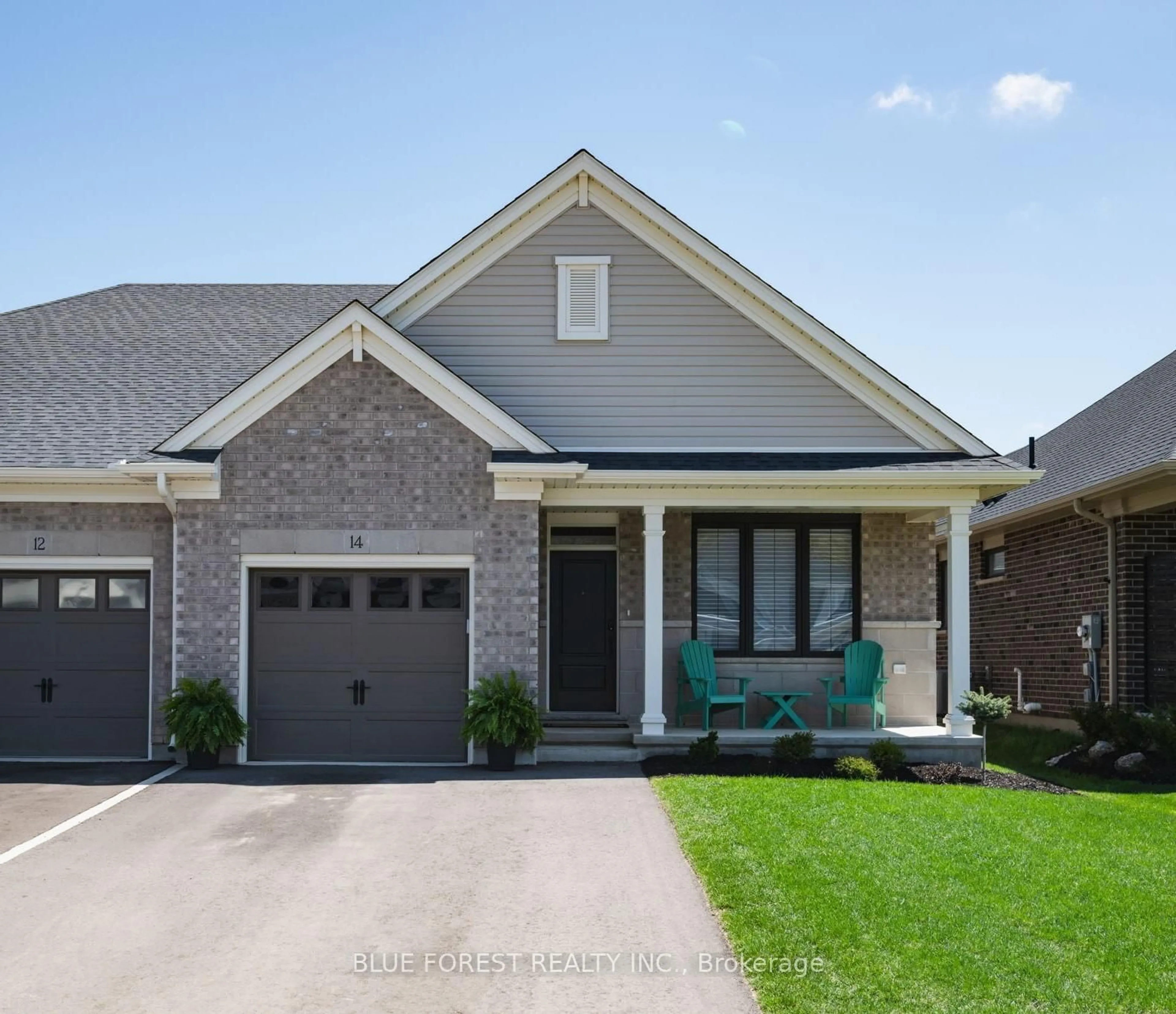 Home with brick exterior material, street for 14 DUNNING Way, St. Thomas Ontario N5R 0P7