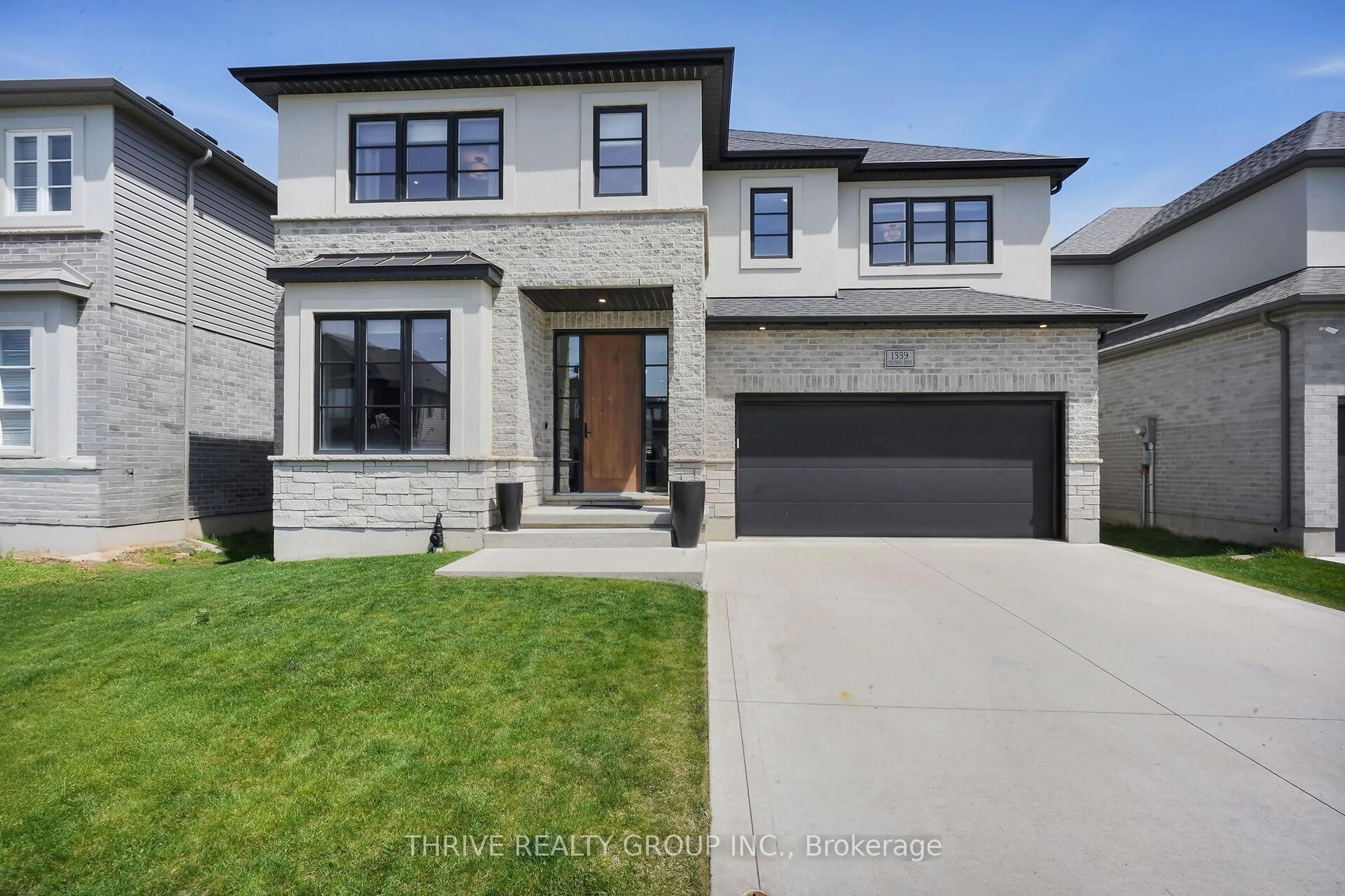 Home with brick exterior material, street for 1339 Silverfox Dr, London North Ontario N6G 0V7