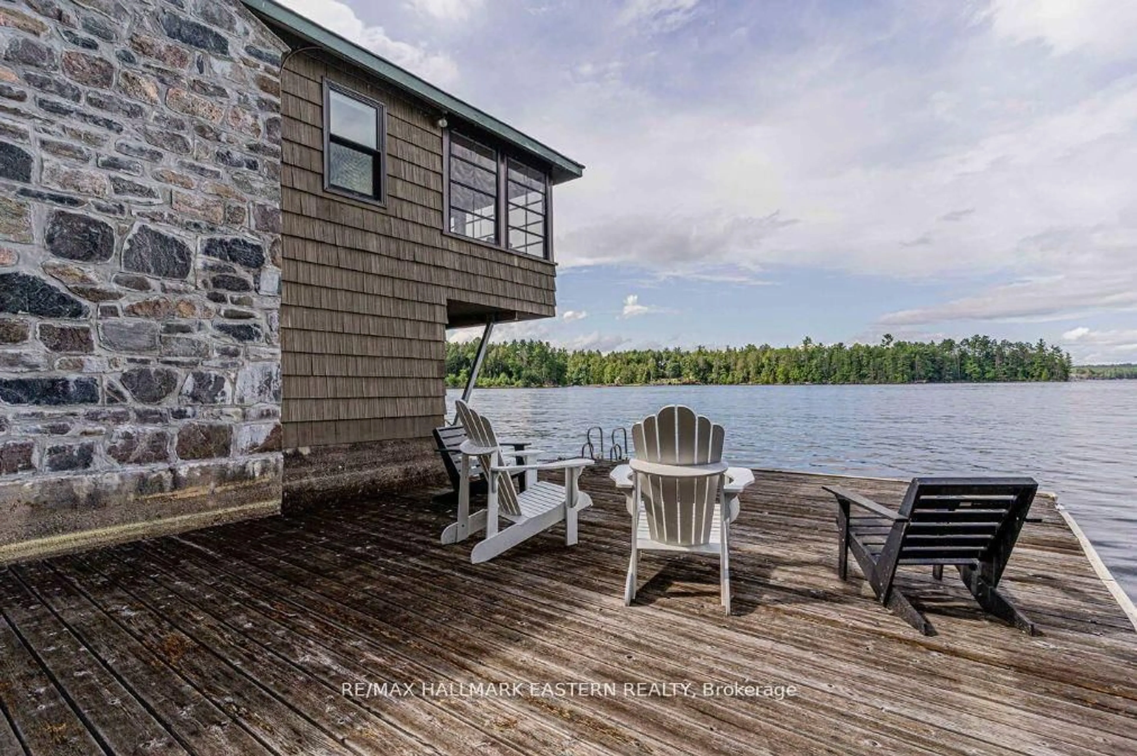 Patio, water/lake/river/ocean view for 7 Fire Route 277C N/A, Trent Lakes Ontario K0L 1J0