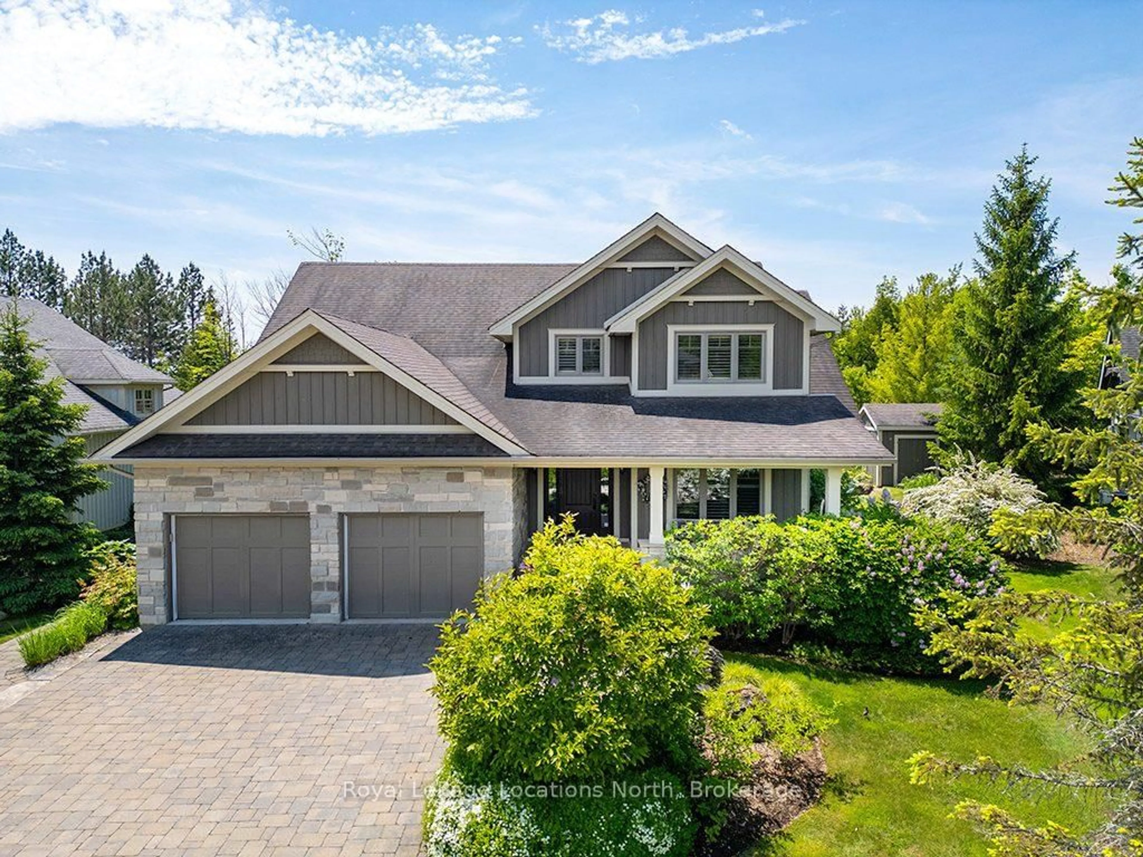 A pic from outside/outdoor area/front of a property/back of a property/a pic from drone, unknown for 110 JOHN WATT Way, Blue Mountains Ontario N0H 2P0