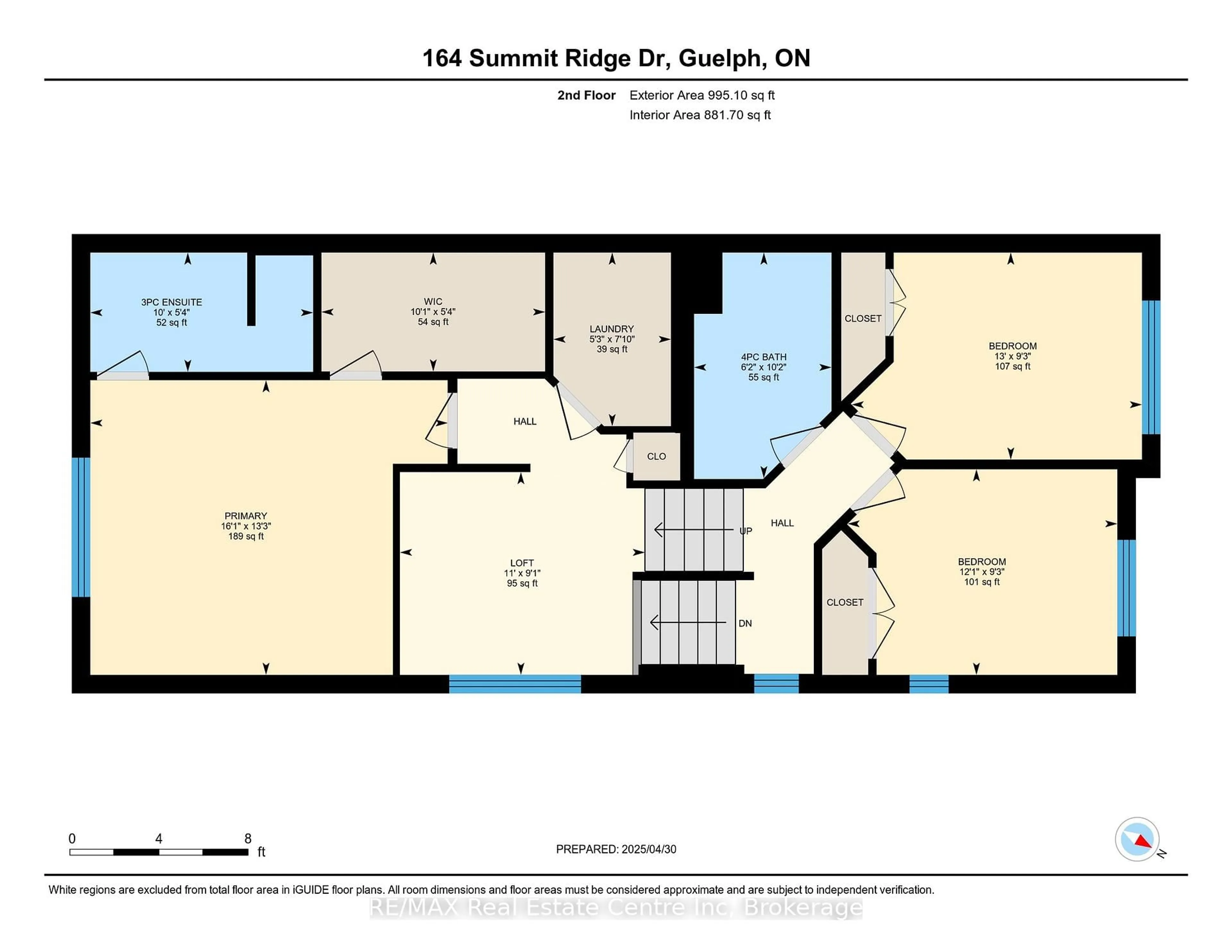 Floor plan for 164 Summit Ridge Dr, Guelph Ontario N1E 0M4