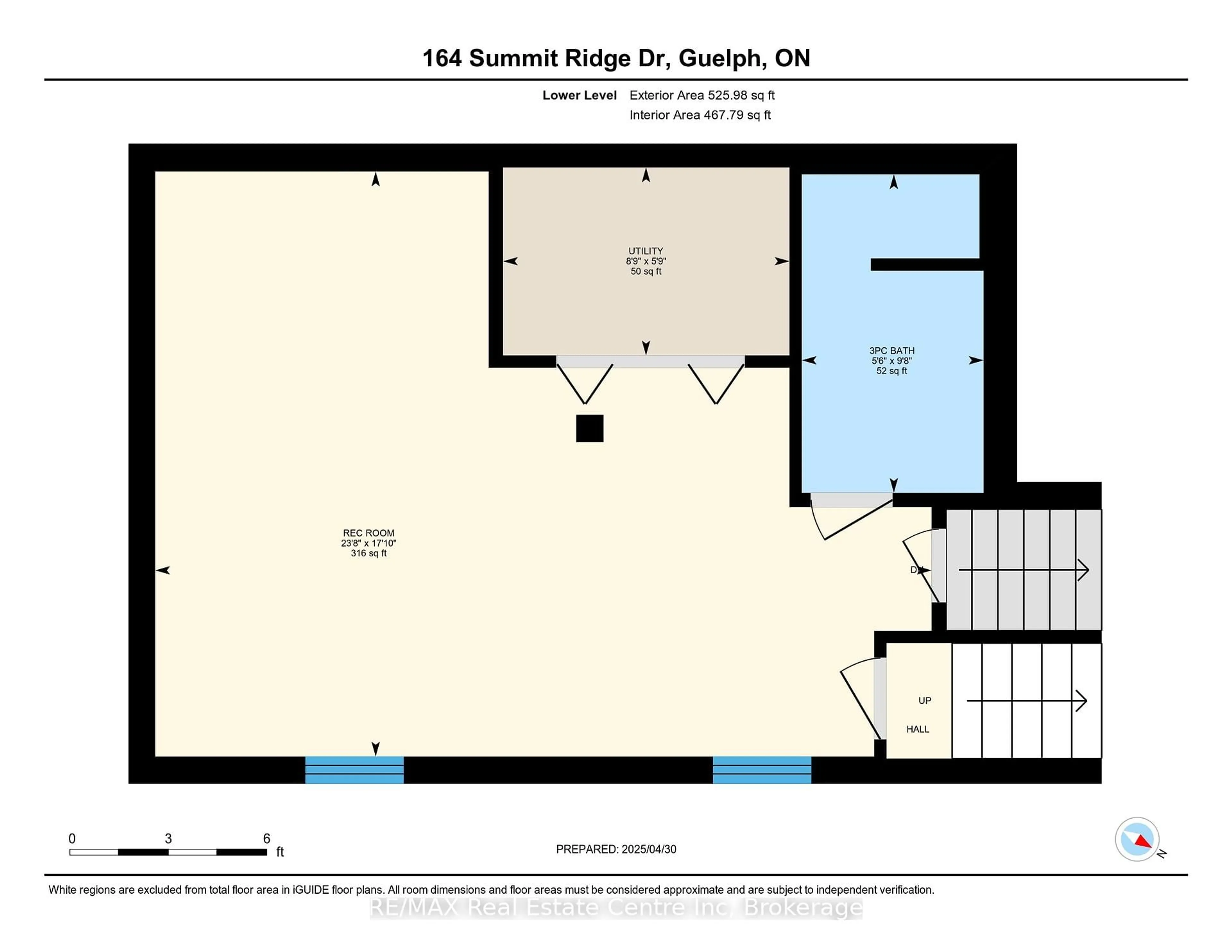 Floor plan for 164 Summit Ridge Dr, Guelph Ontario N1E 0M4