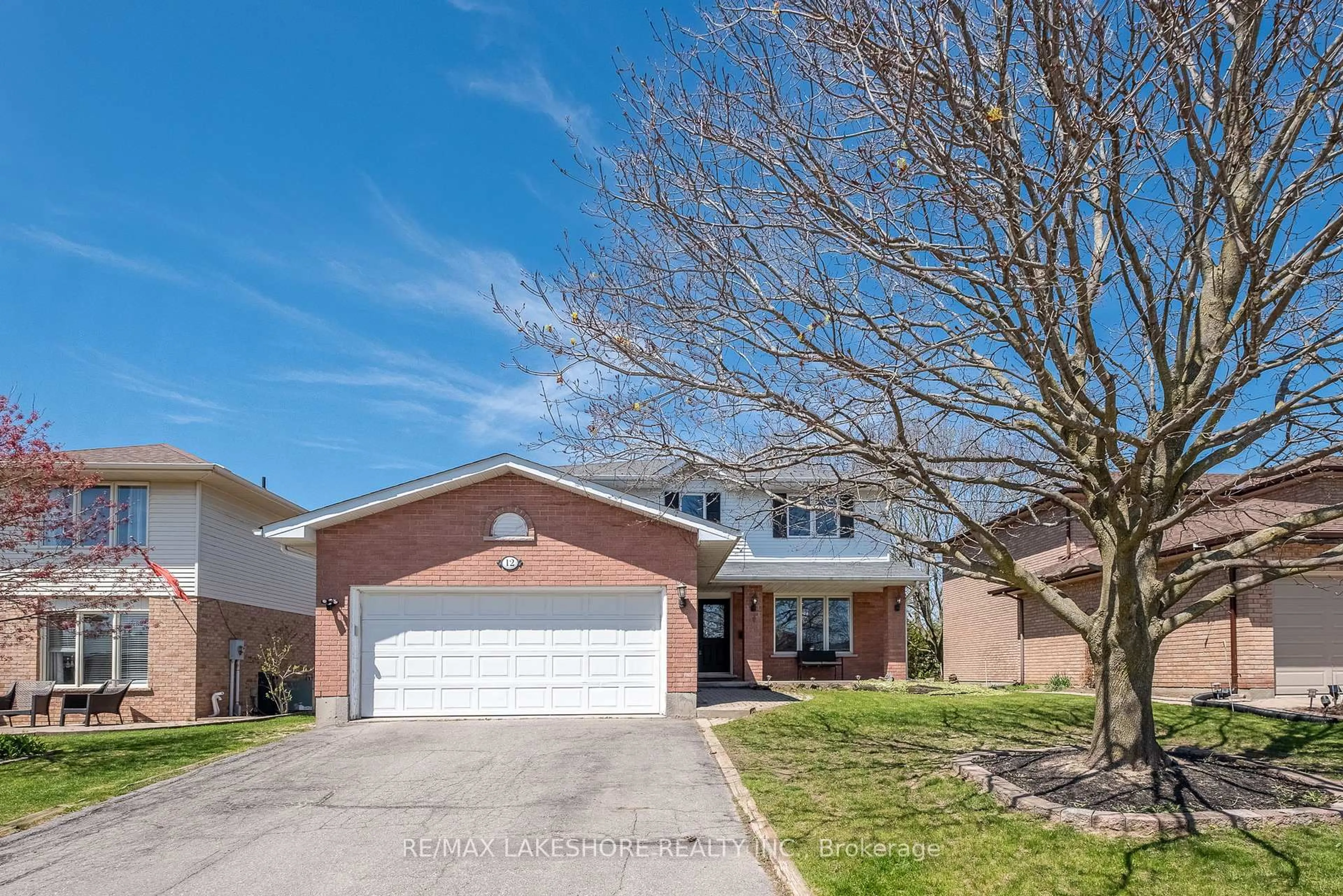 Home with brick exterior material, street for 12 Fleming Rd, Quinte West Ontario K8V 6P6