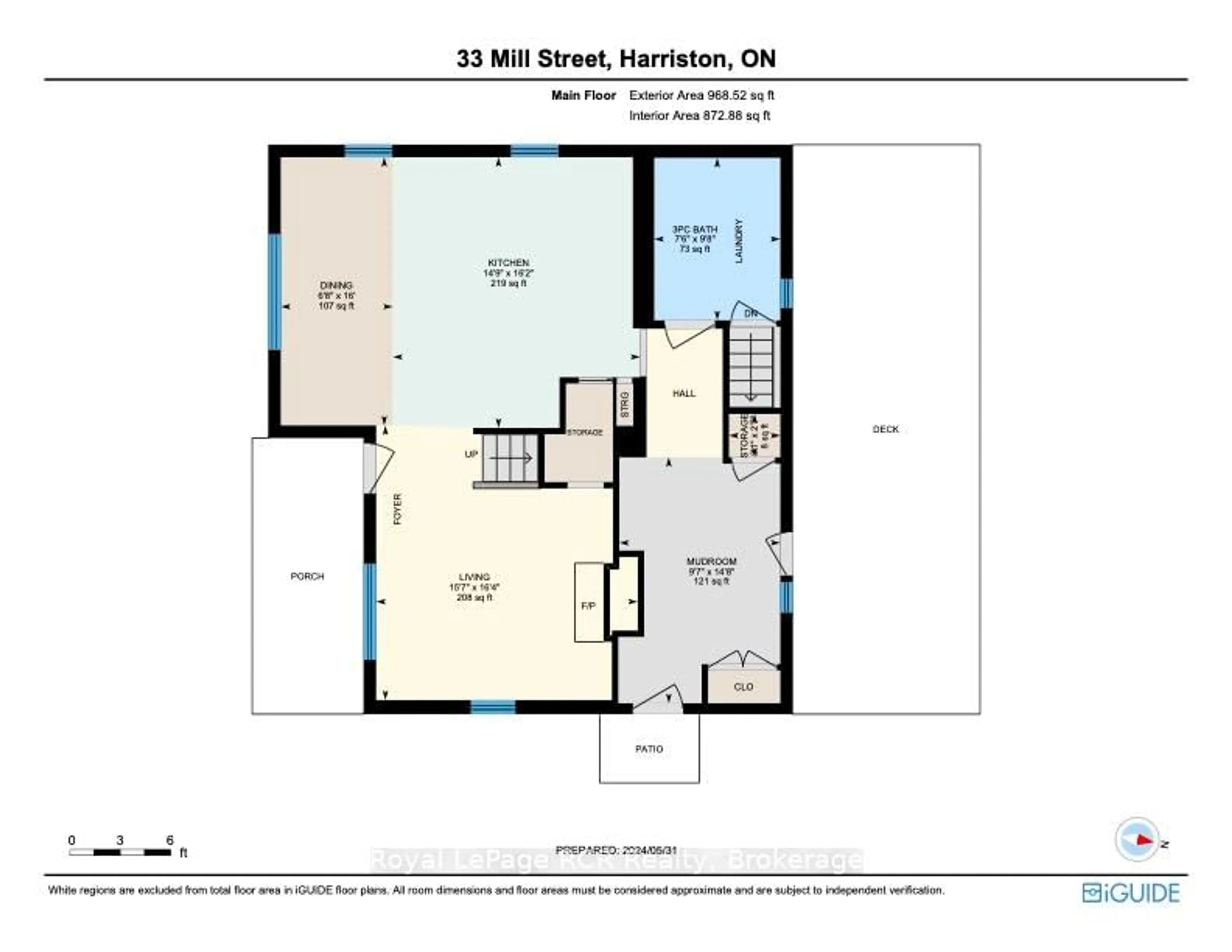 Floor plan for 33 Mill St, Minto Ontario N0G 1Z0