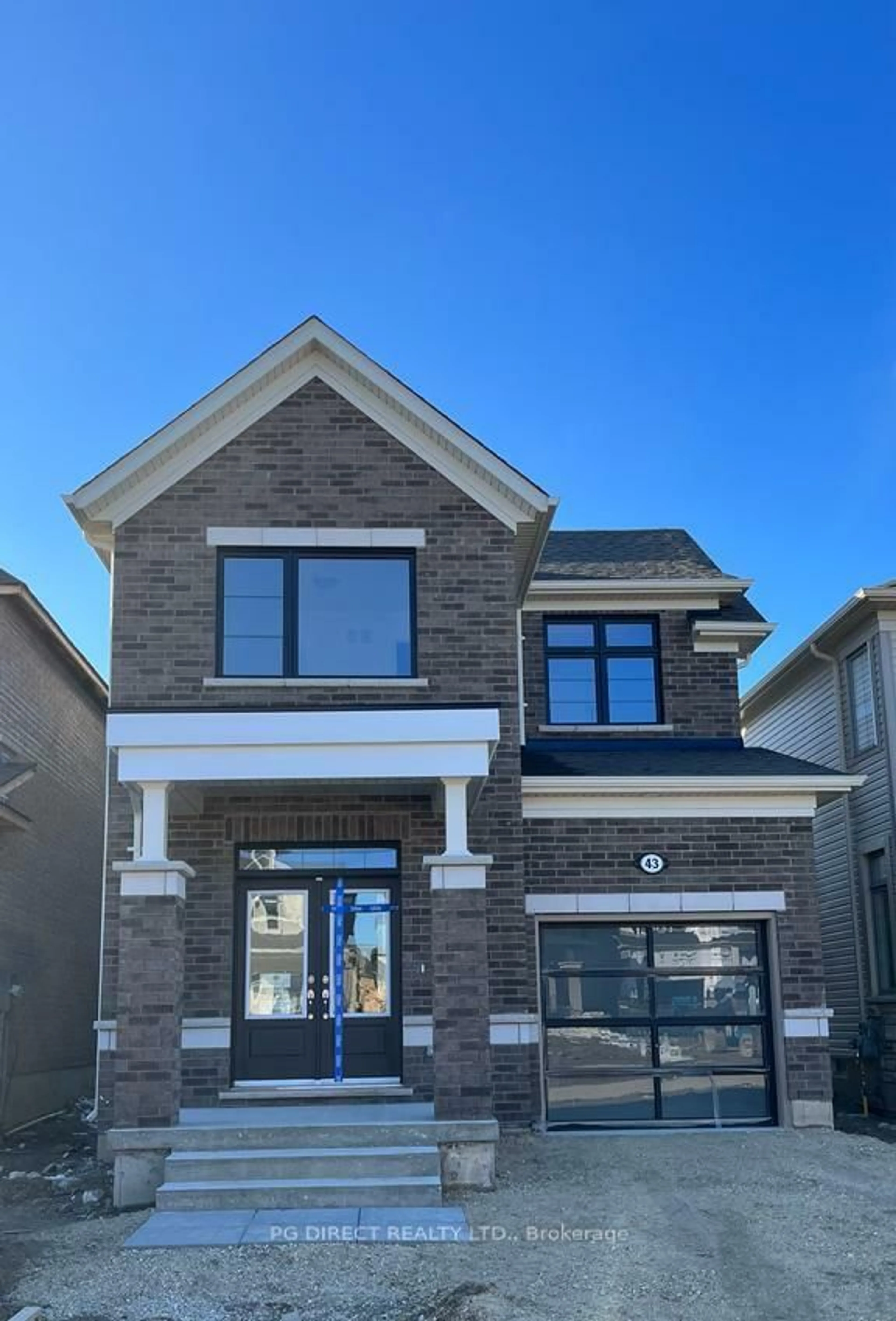 Home with brick exterior material, street for 43 Dass Dr, Centre Wellington Ontario N1M 0H9