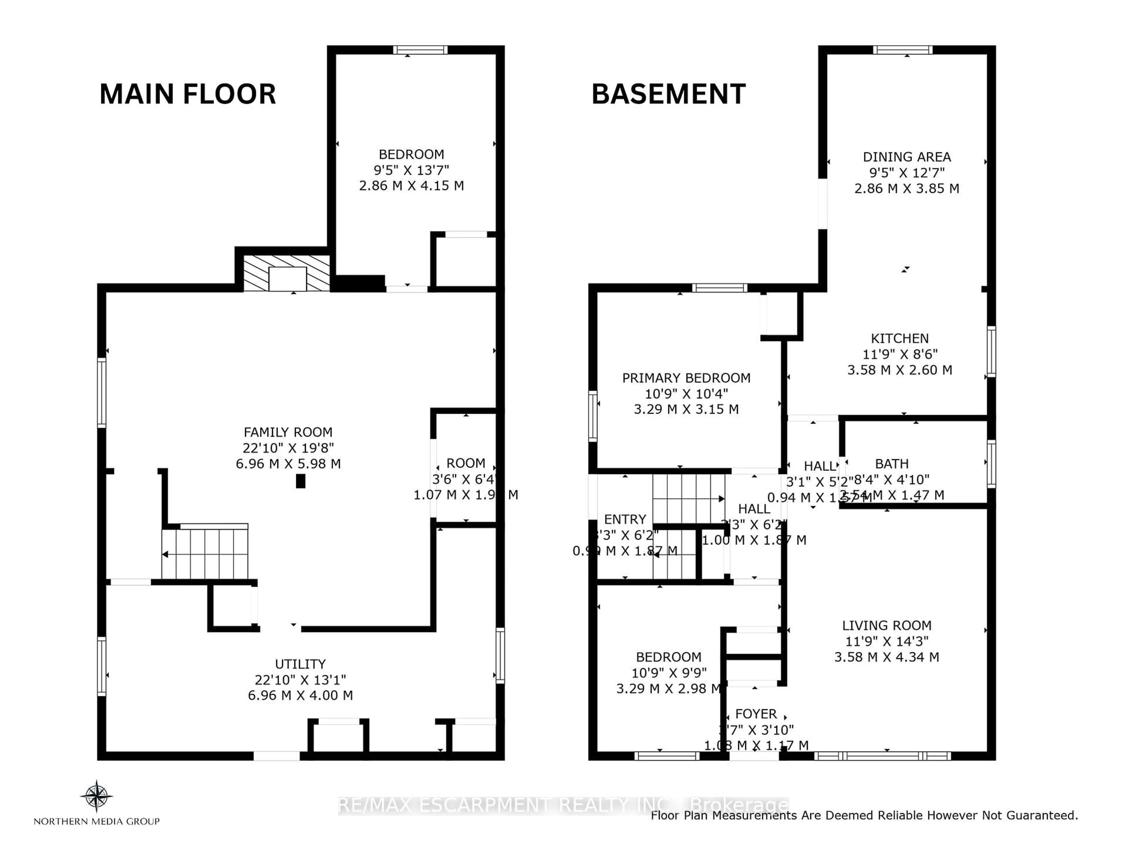 Floor plan for 229 East 31st St, Hamilton Ontario L8V 3P6