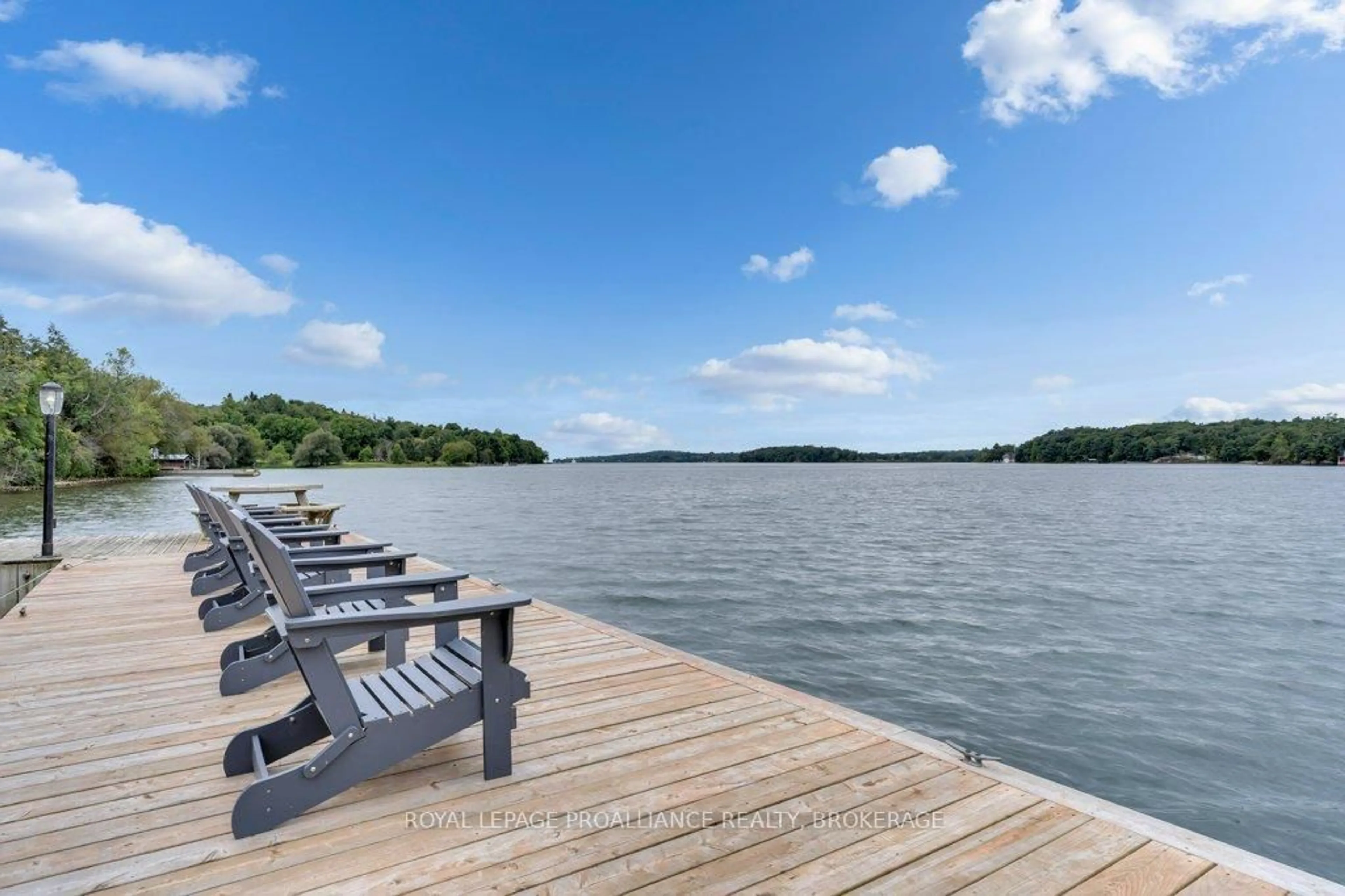 Patio, water/lake/river/ocean view for 873 North Shore Rd, Gananoque Ontario K7G 2V6
