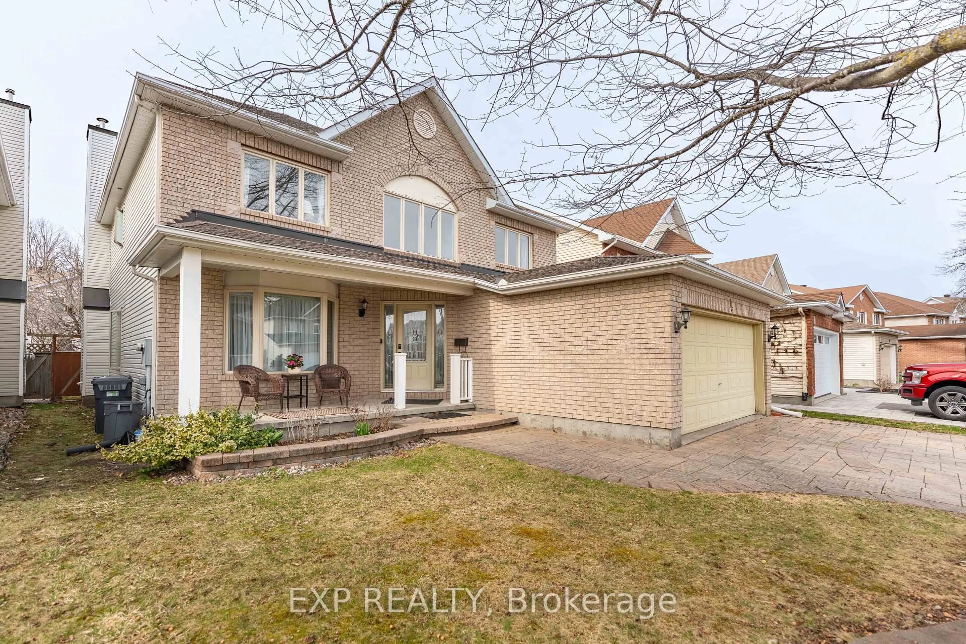 Home with brick exterior material, street for 15 Mayford Ave, Ottawa Ontario K2G 6A7