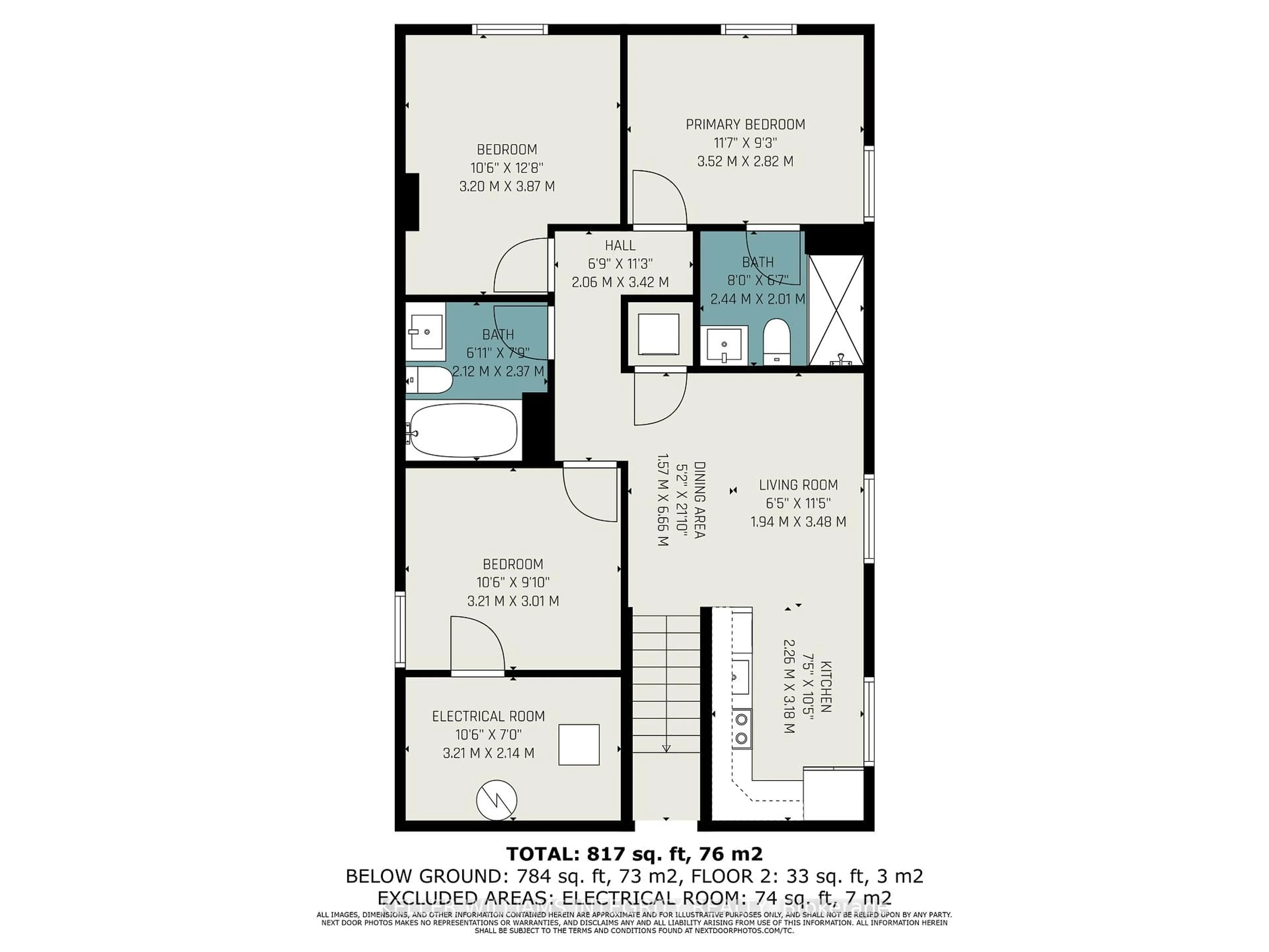 Floor plan for 71 Majestic Dr, Nepean Ontario K2G 1C9