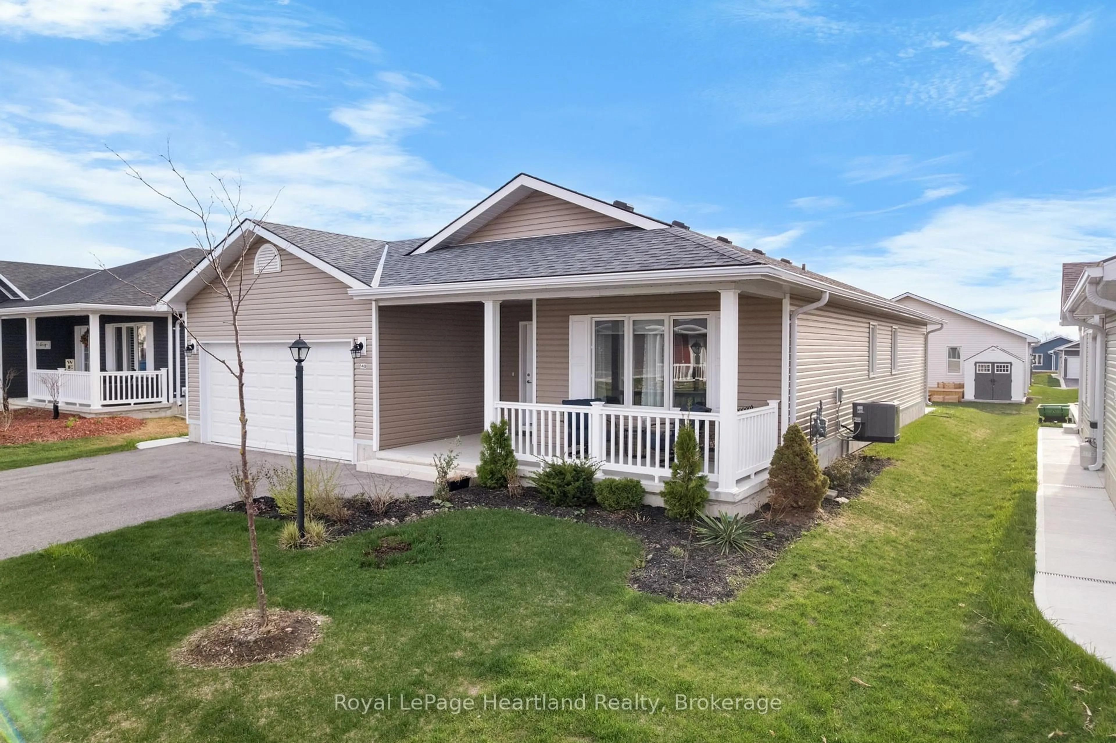 Home with vinyl exterior material, street for 140 LAKE BREEZE Dr, Ashfield-Colborne-Wawanosh Ontario N7A 0C6