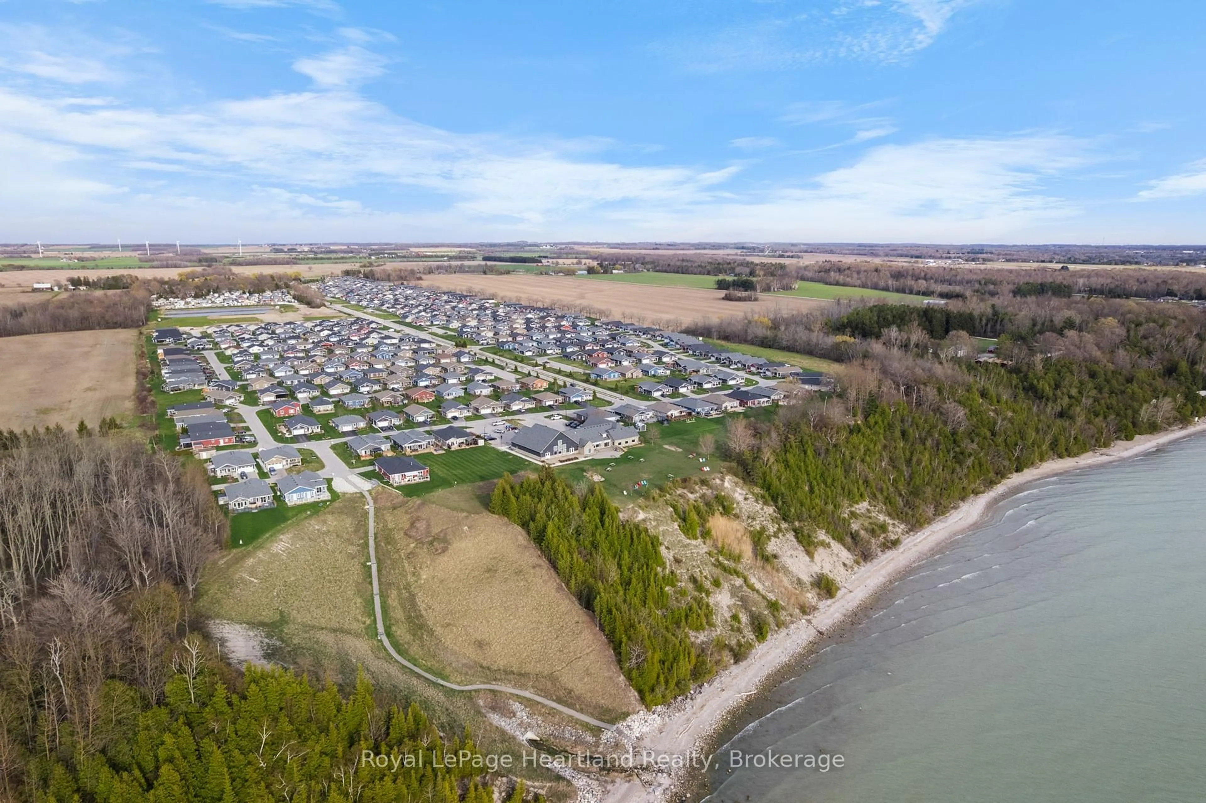 A pic from outside/outdoor area/front of a property/back of a property/a pic from drone, water/lake/river/ocean view for 140 LAKE BREEZE Dr, Ashfield-Colborne-Wawanosh Ontario N7A 0C6