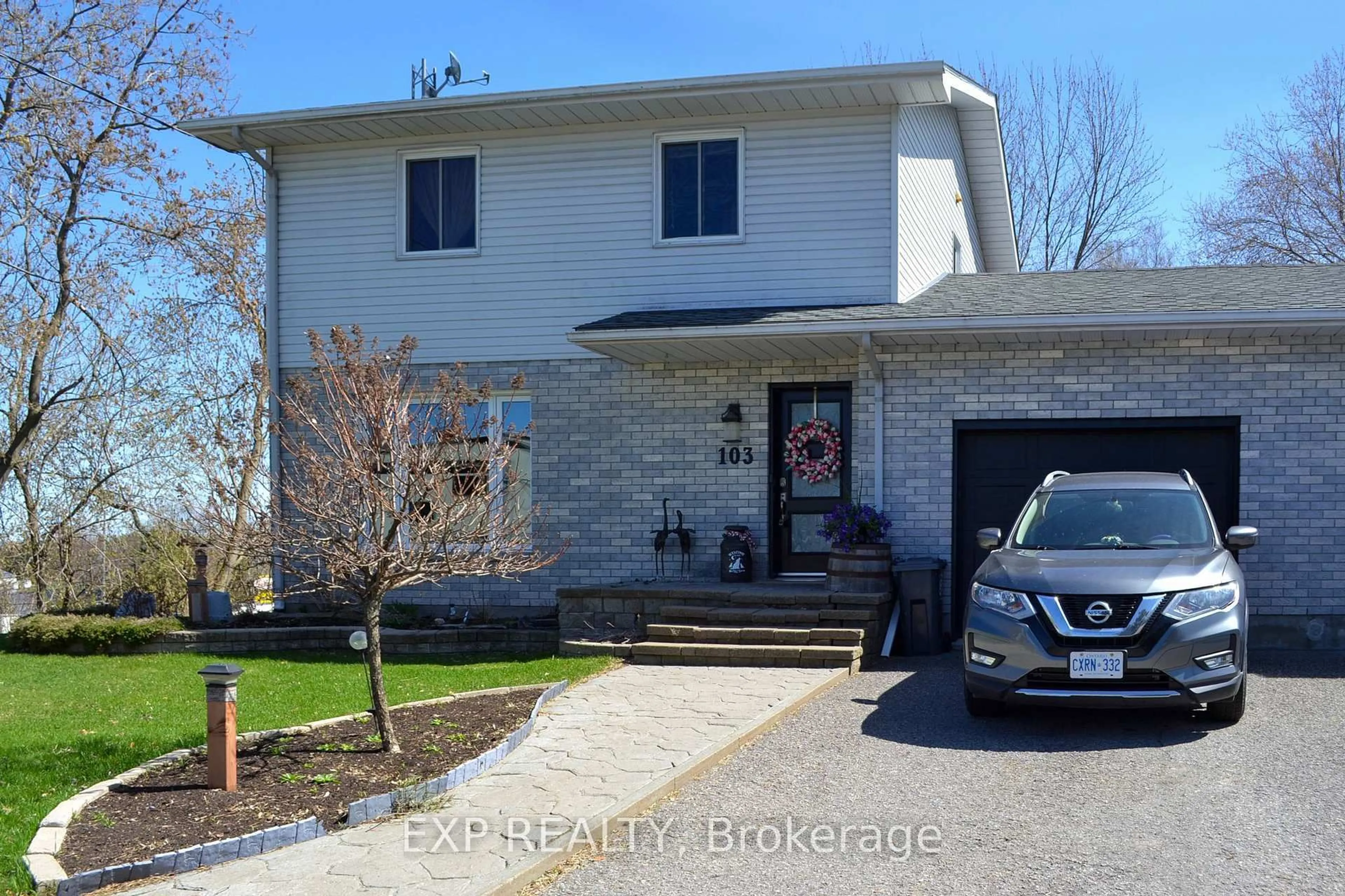 Home with vinyl exterior material, street for 103 St Joseph St, Alfred and Plantagenet Ontario K0B 1A0
