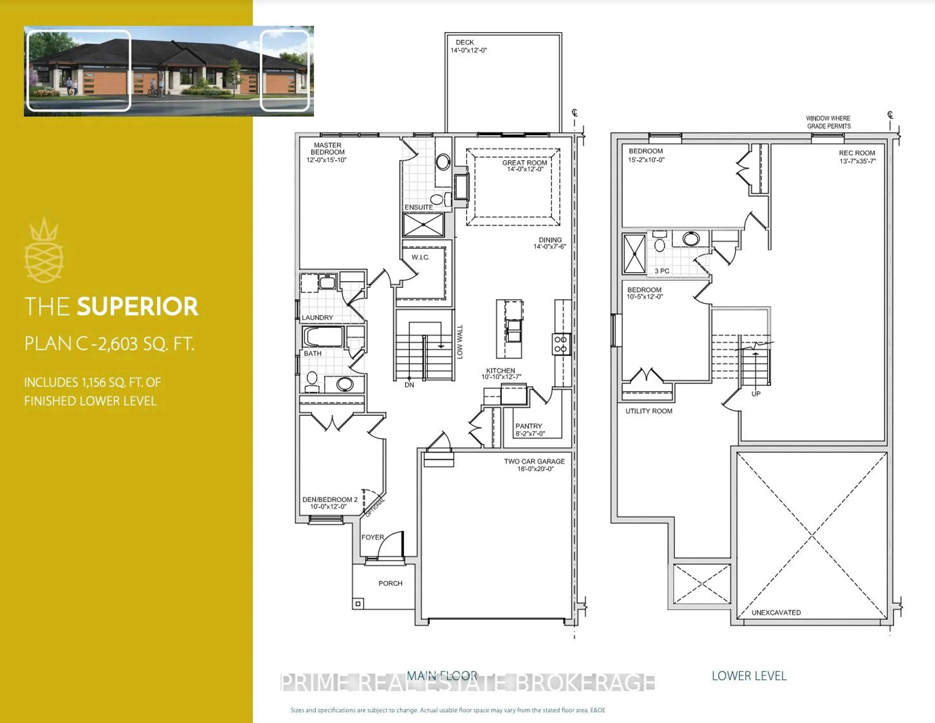 Floor plan for 14 COASTAL Cres #49, Lambton Shores Ontario N0M 1T0