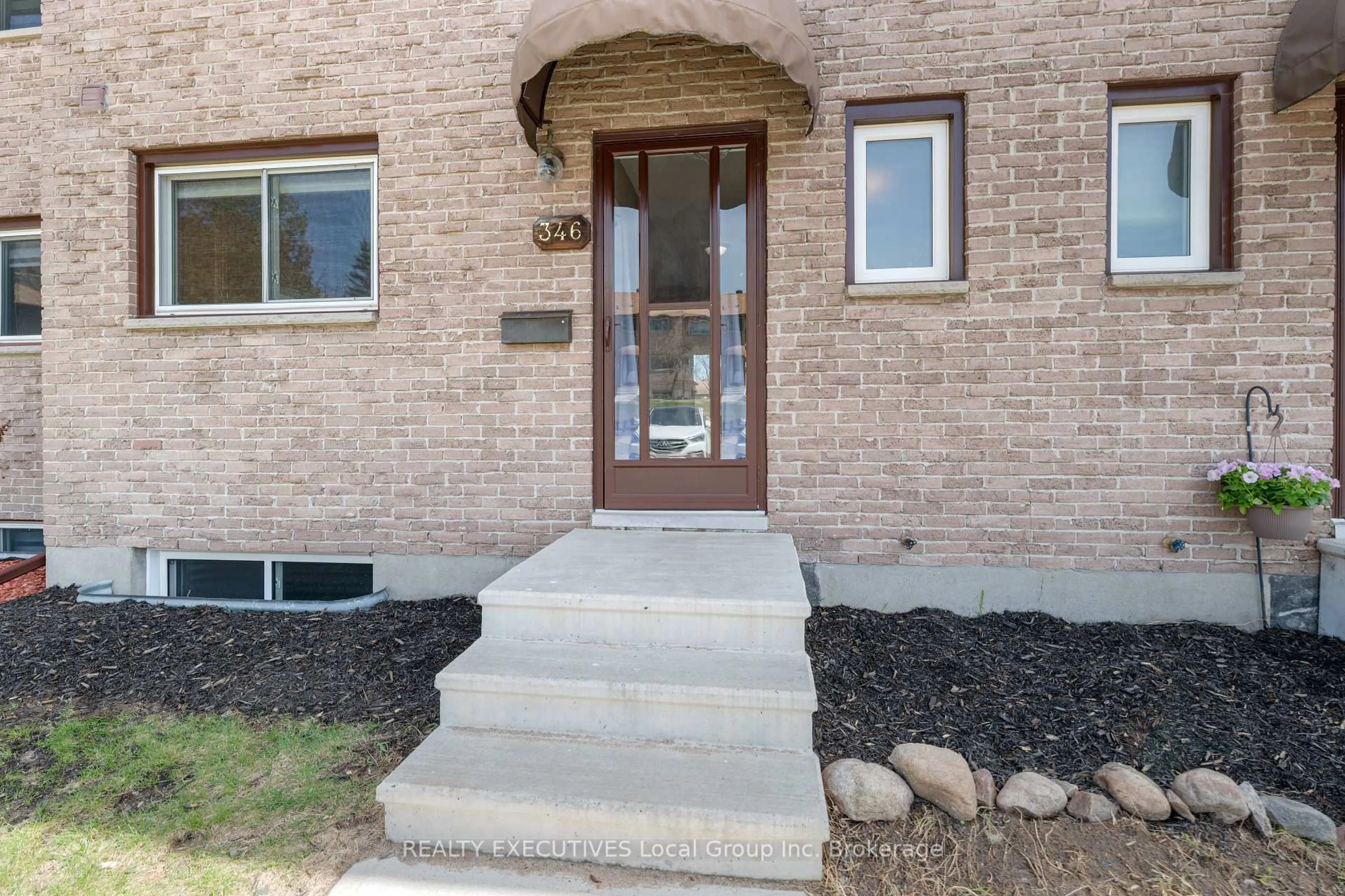 Home with brick exterior material, street for 346 WICKSTEAD Ave #10, North Bay Ontario P1A 3L8