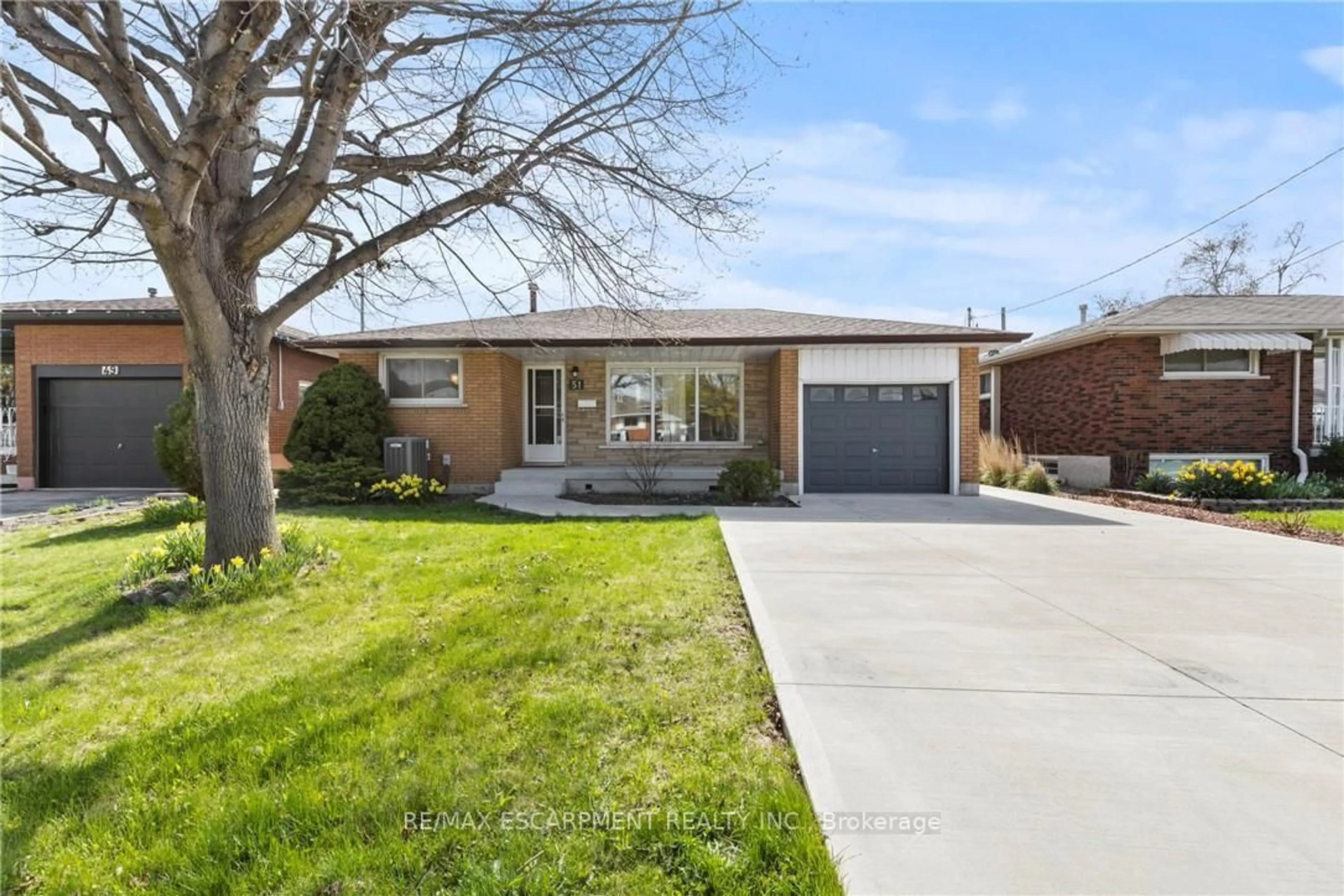 Home with brick exterior material, street for 51 Moxley Dr, Hamilton Ontario L8T 3Y6