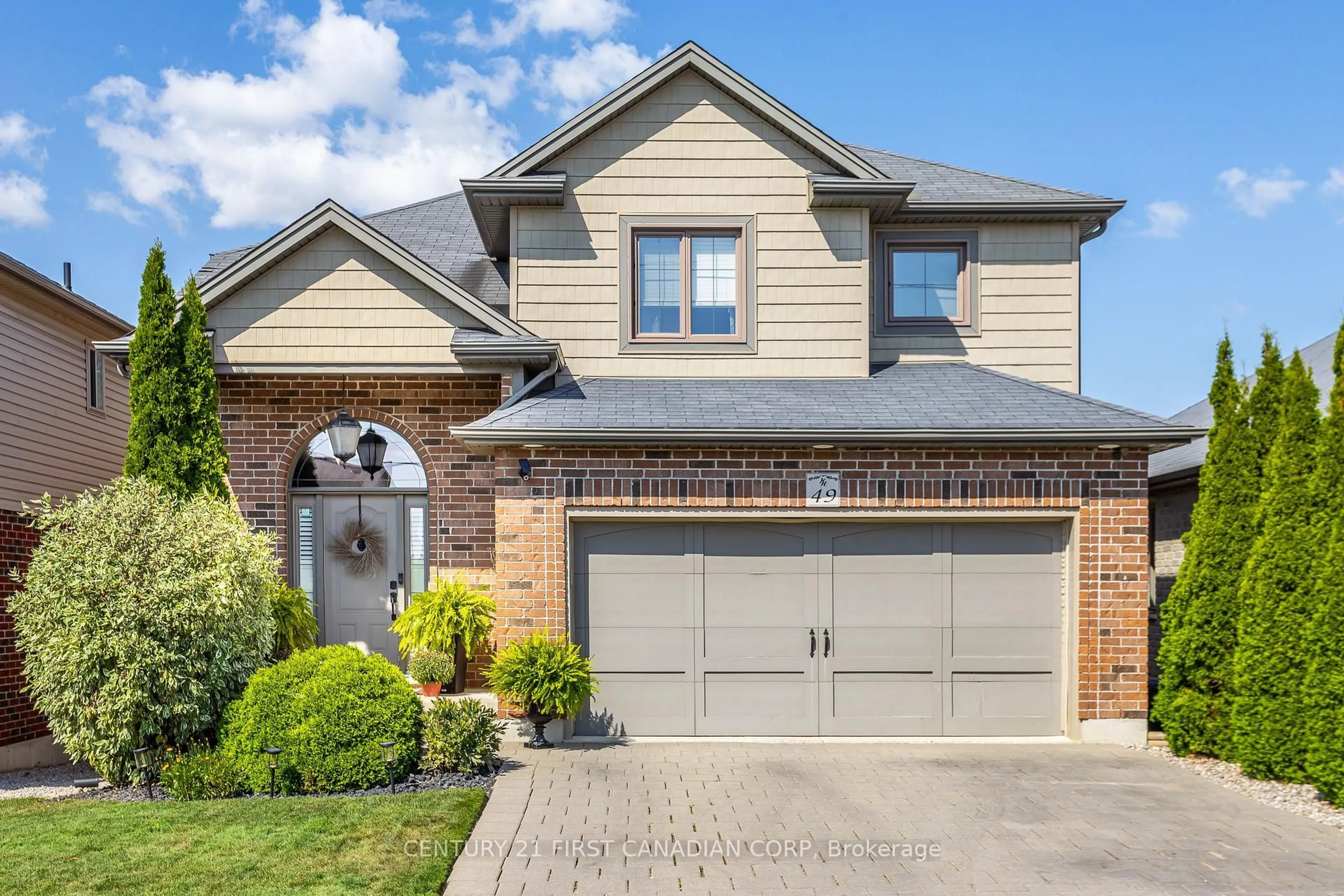 Home with brick exterior material, street for 70 TANOAK Dr #49, London North Ontario N6G 5R3
