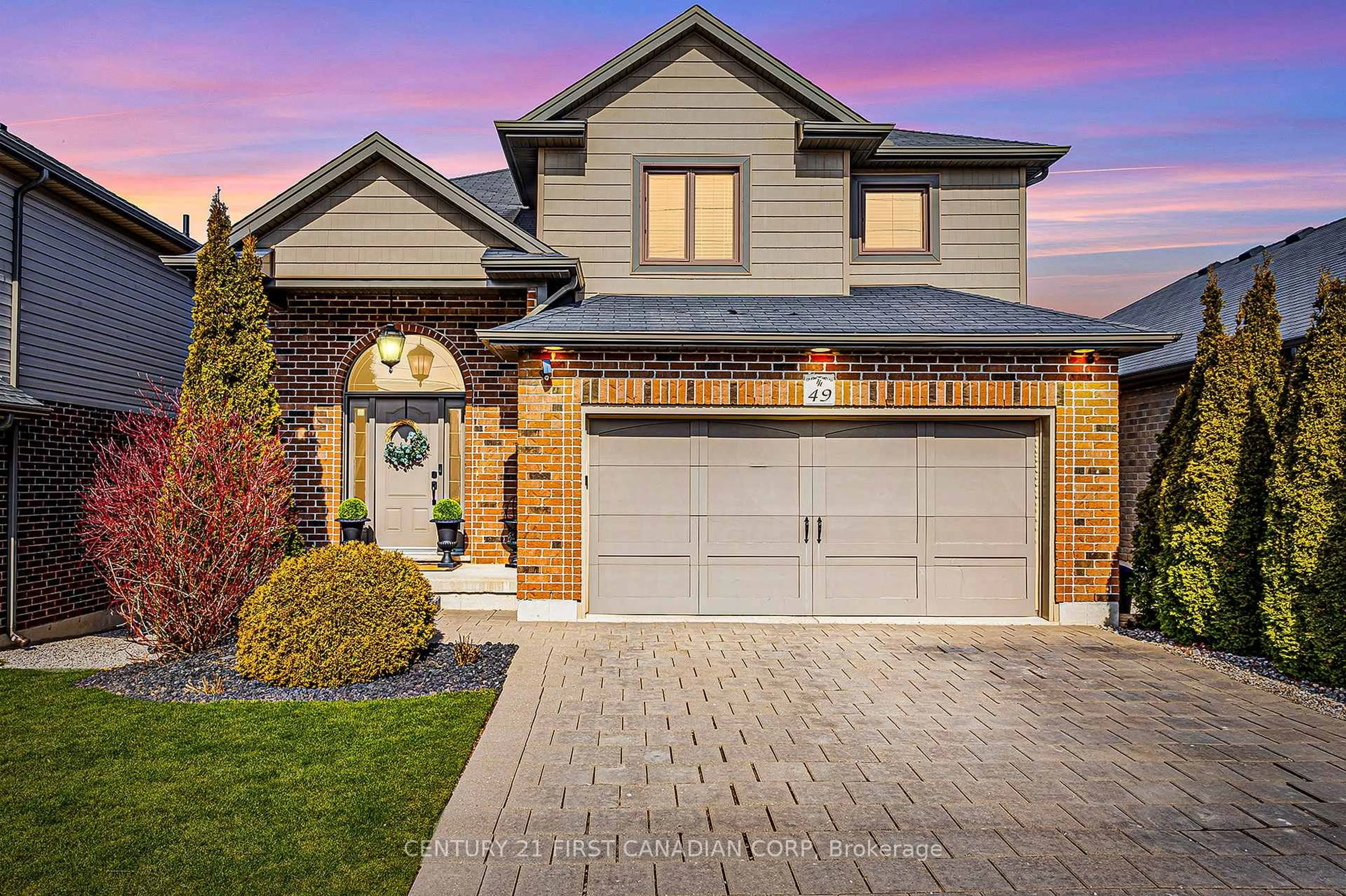Home with brick exterior material, street for 70 TANOAK Dr #49, London North Ontario N6G 5R3