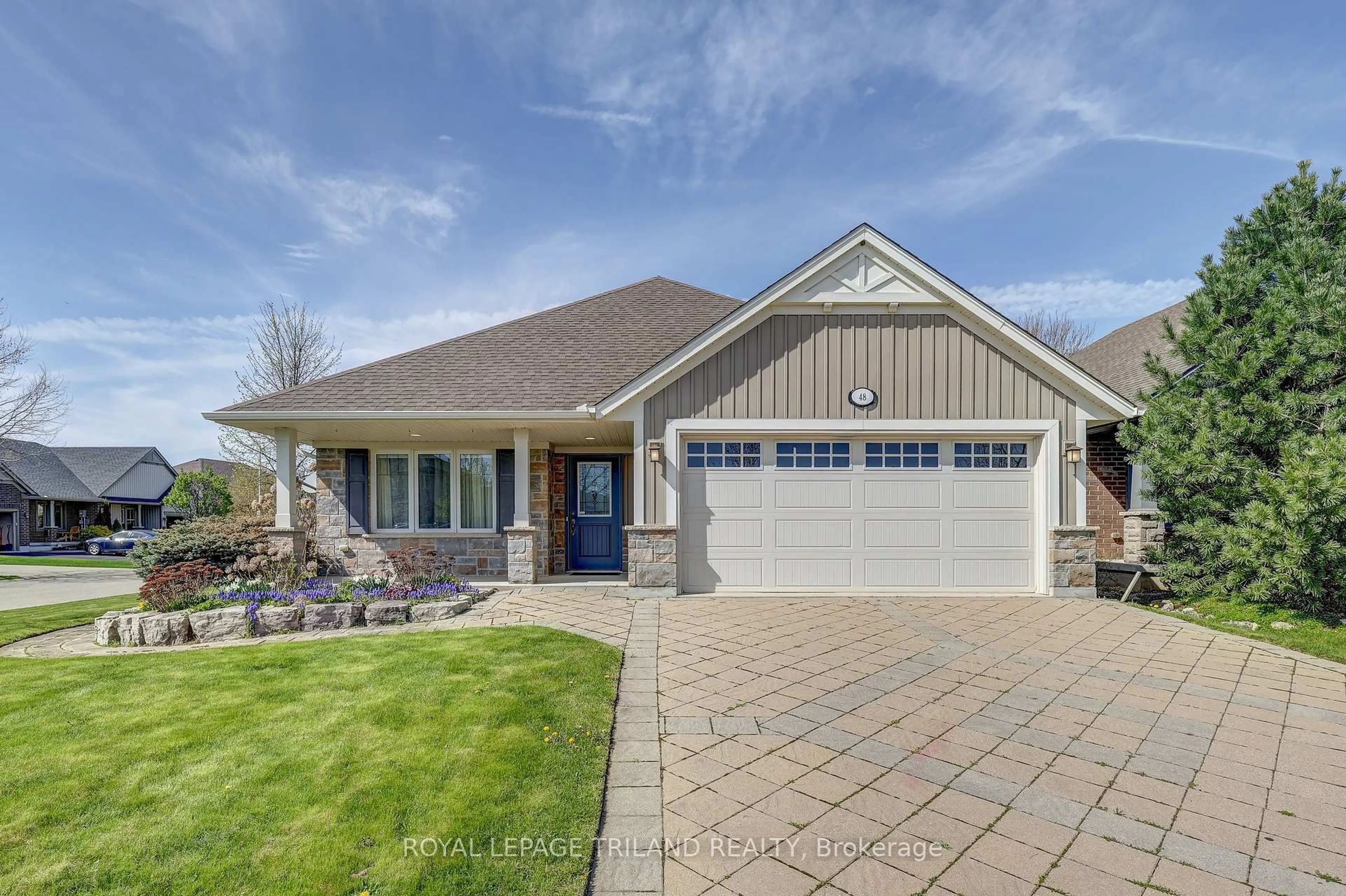 Home with brick exterior material, street for 48 AMBLESIDE Dr, St. Thomas Ontario N5P 4K3
