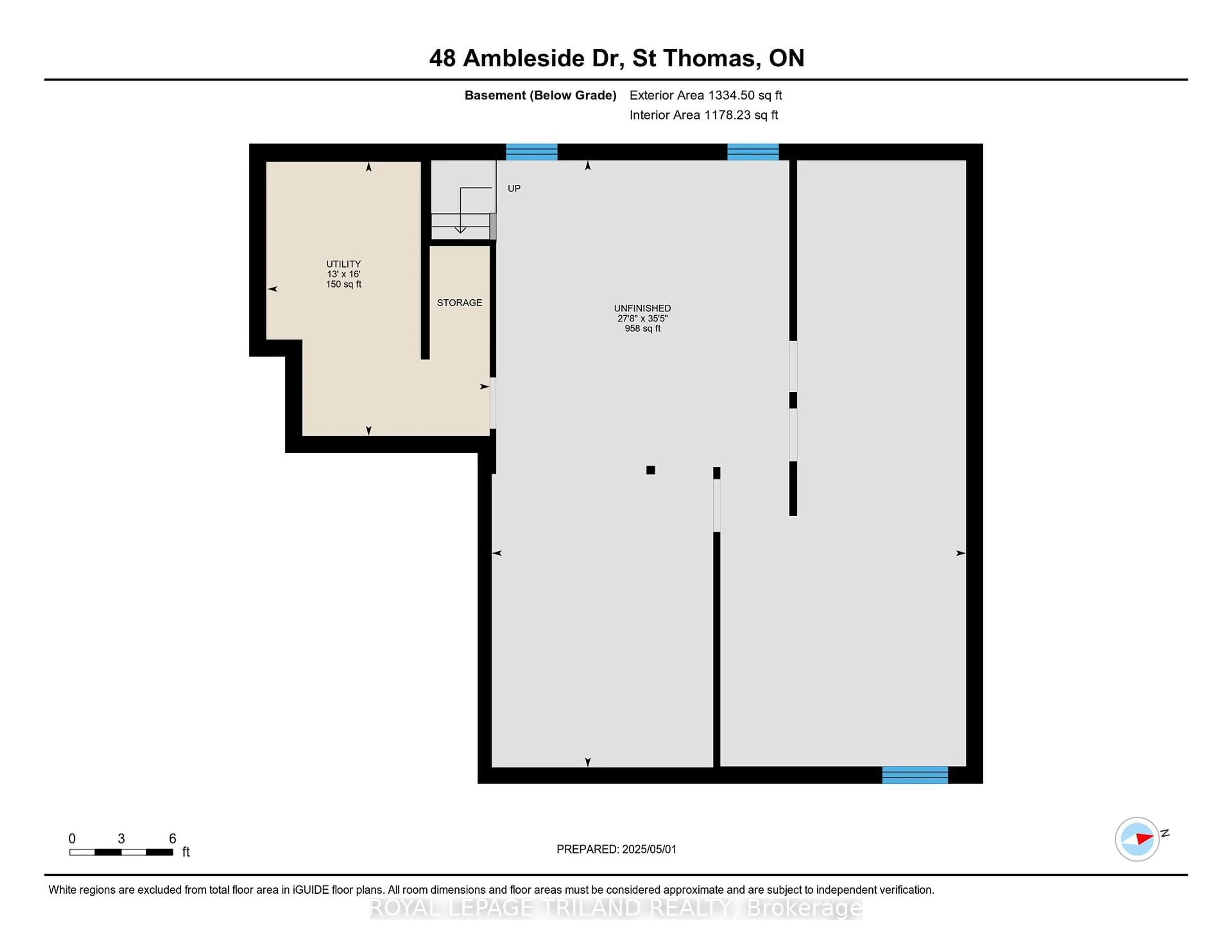 Floor plan for 48 AMBLESIDE Dr, St. Thomas Ontario N5P 4K3