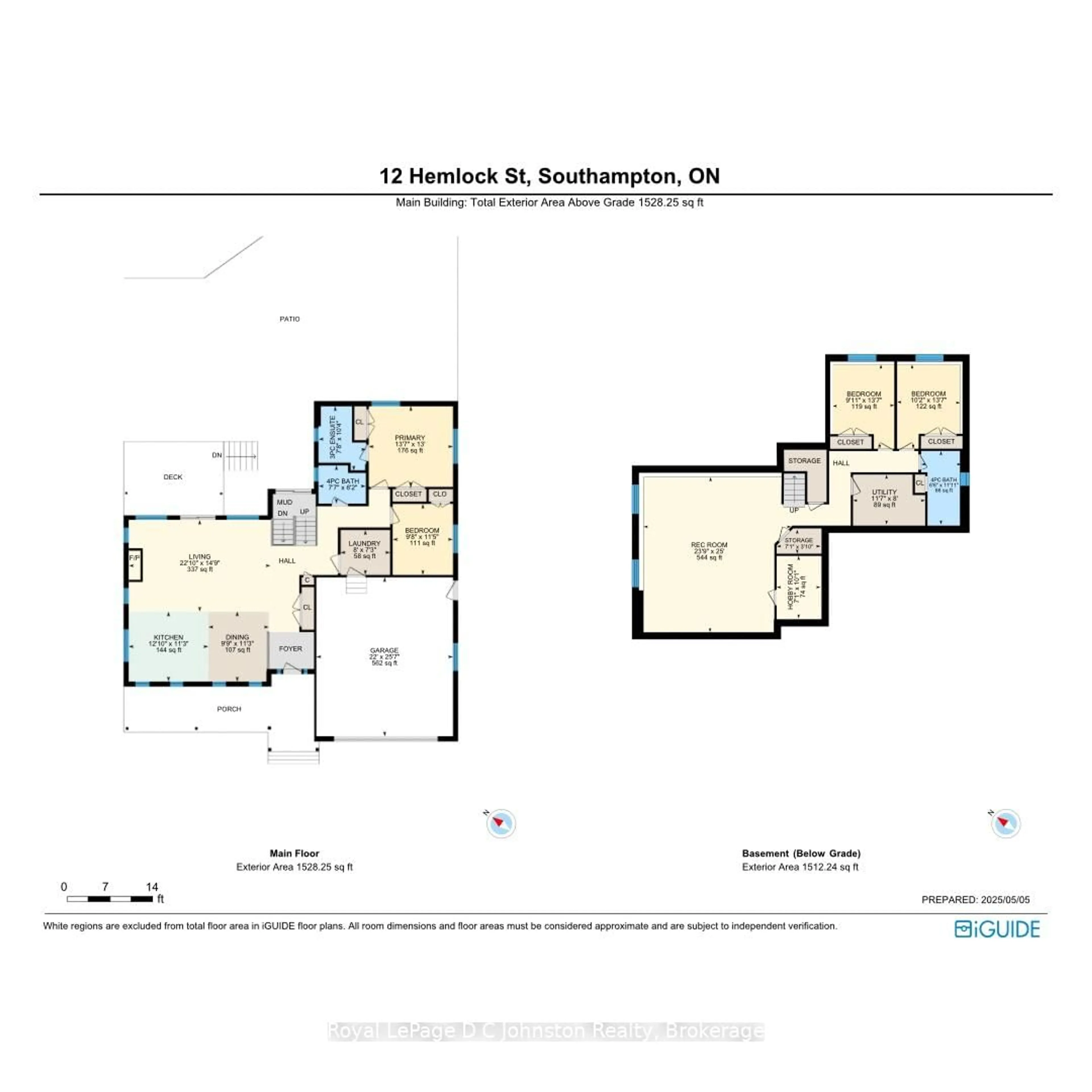 Floor plan for 12 Hemlock St, Saugeen Shores Ontario N0H 2L0