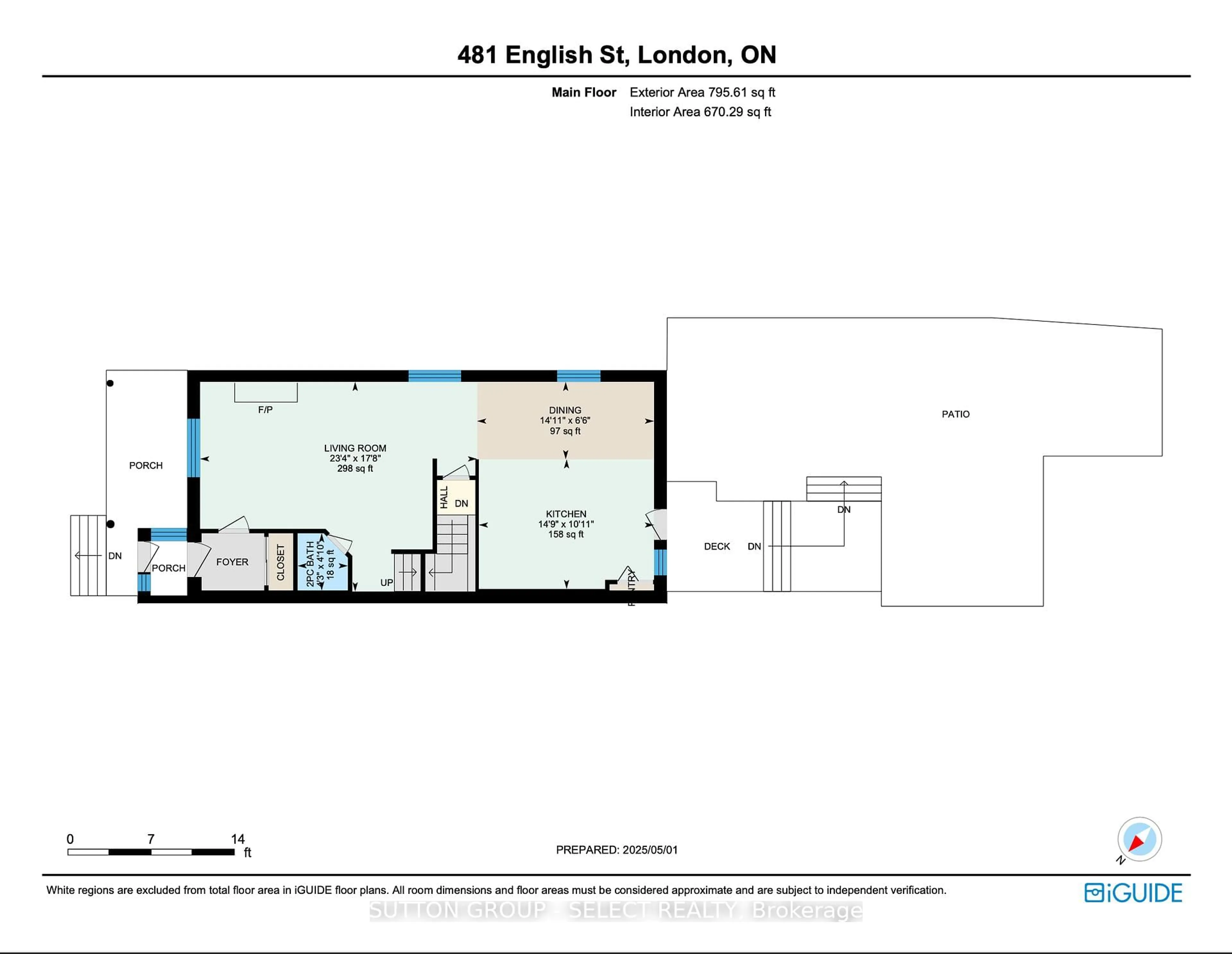Floor plan for 481 English St, London East Ontario N5W 3T6