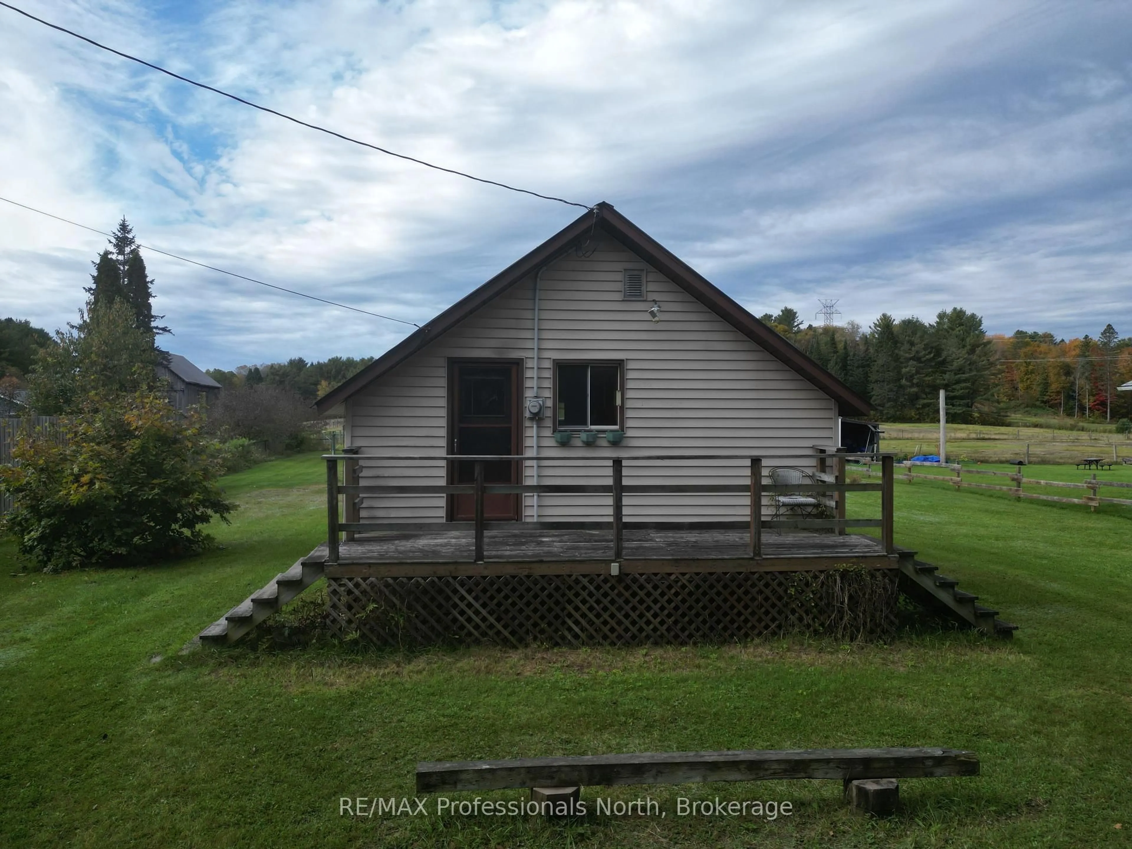 A pic from outside/outdoor area/front of a property/back of a property/a pic from drone, unknown for 449 Bobcaygeon Rd, Minden Hills Ontario K0M 2K0