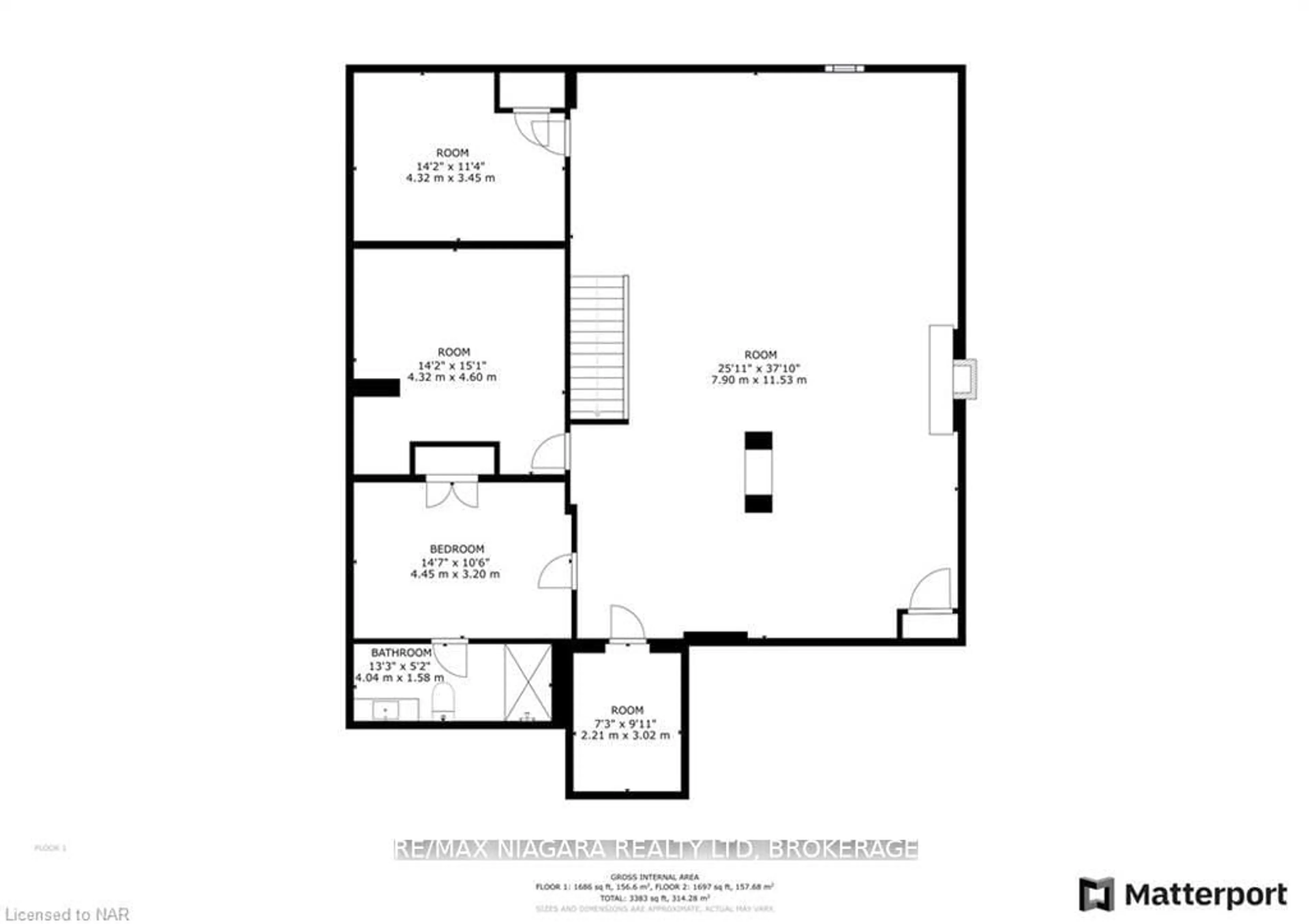 Floor plan for 42 BERKWOOD Pl, Pelham Ontario L0S 1E2