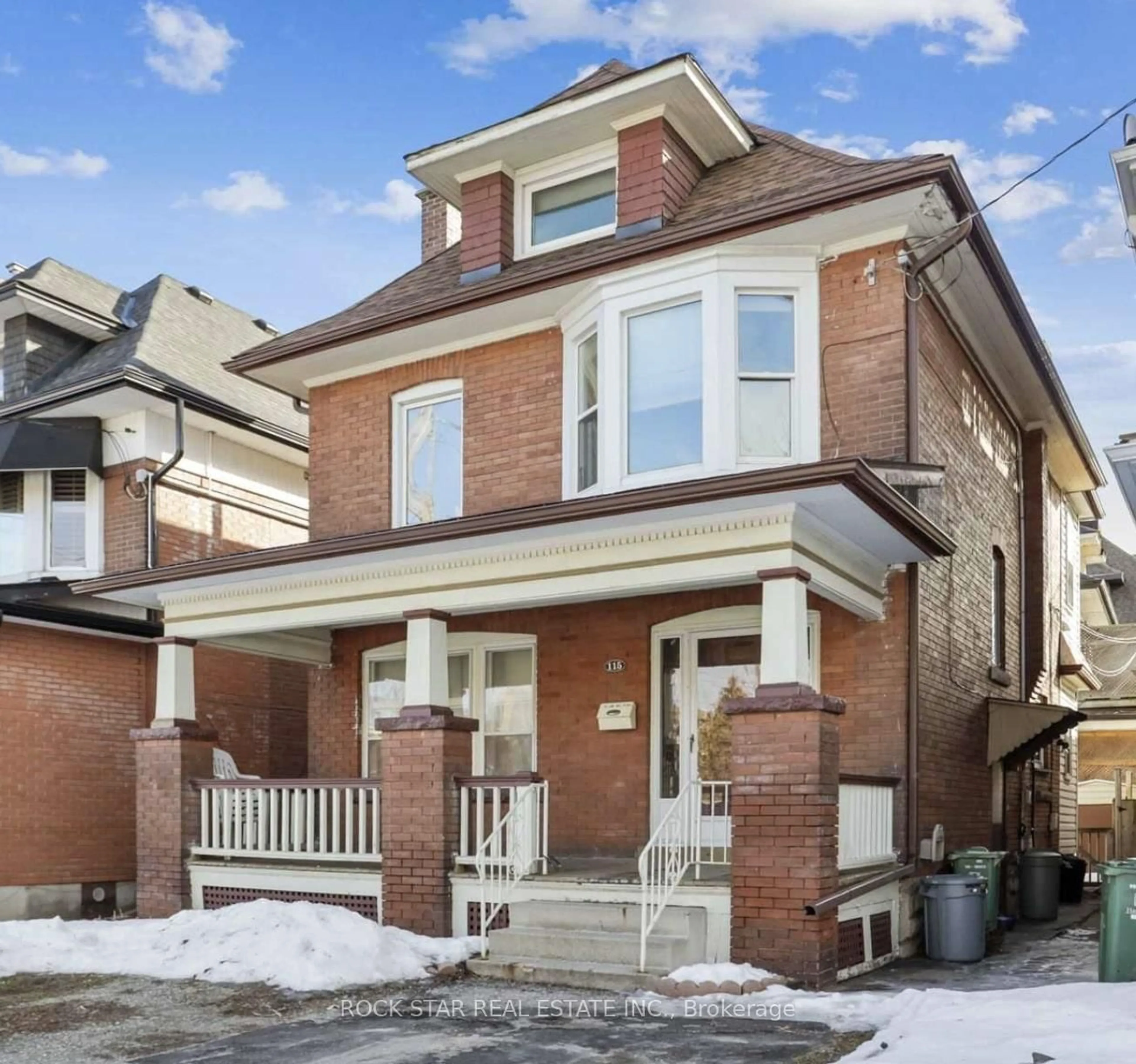 Home with brick exterior material, street for 115 Balsam Ave, Hamilton Ontario L8M 3B1