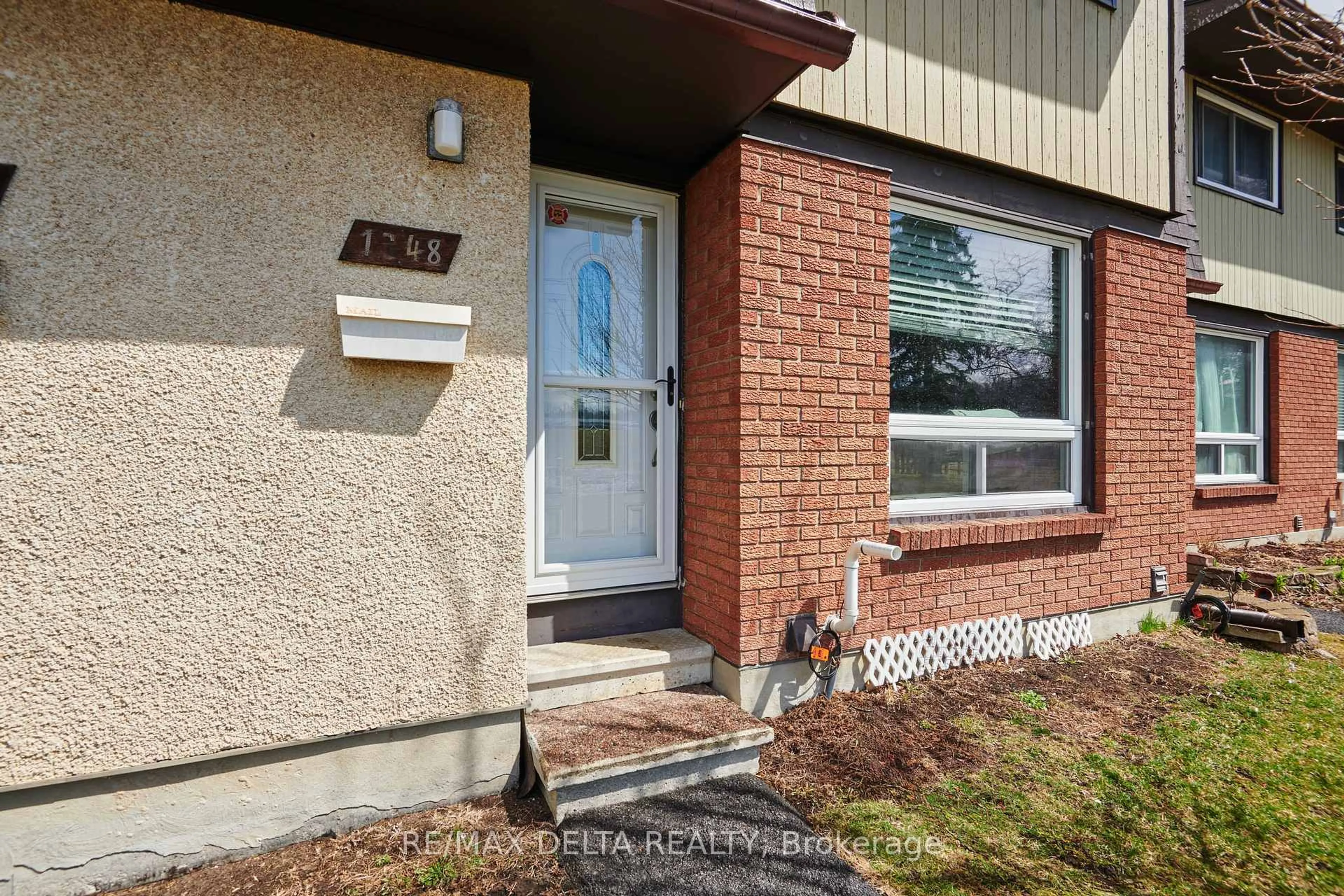 Home with brick exterior material, street for 1348 Bakker Crt #108, Orleans Ontario K1C 2K4
