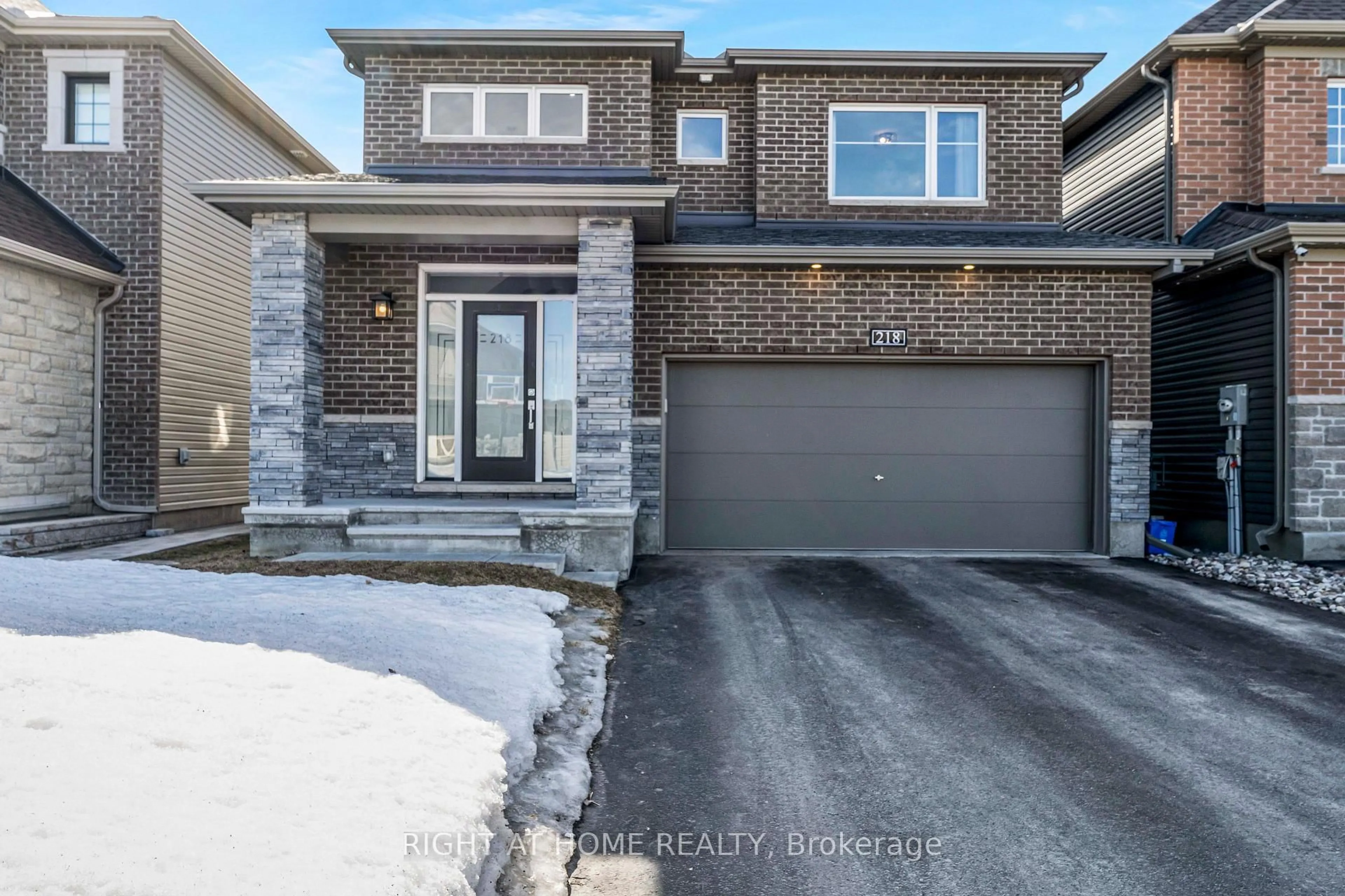 Home with brick exterior material, street for 218 Aquarium Ave, Orleans Ontario K4A 1K7