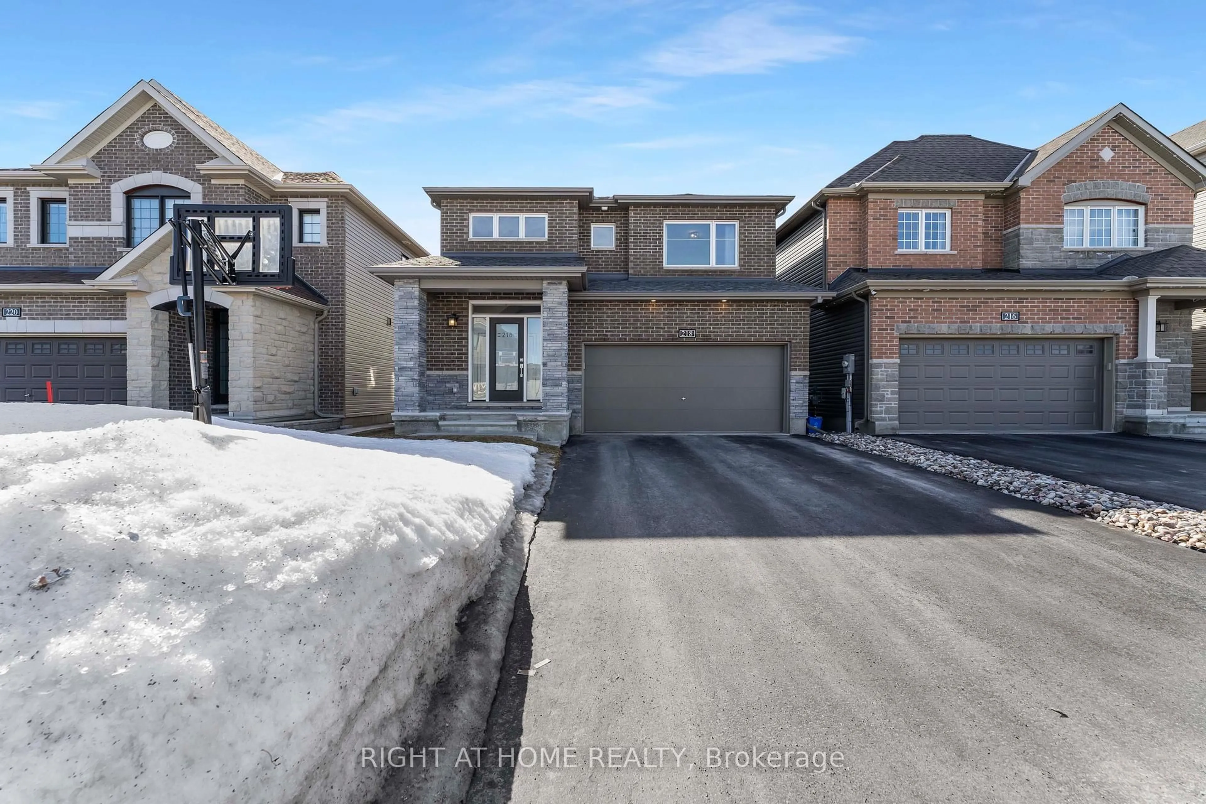 Home with brick exterior material, street for 218 Aquarium Ave, Orleans Ontario K4A 1K7