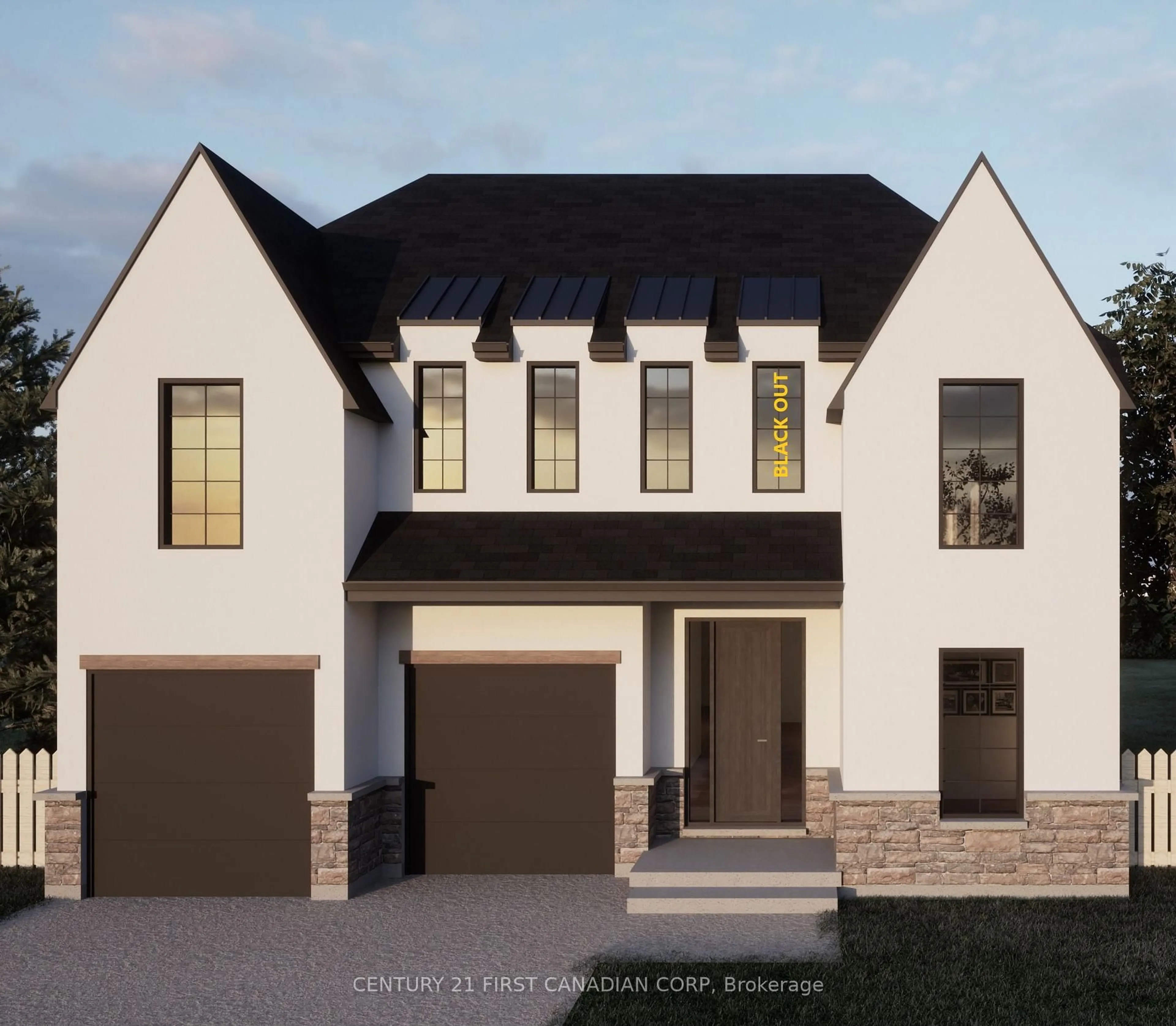 Home with brick exterior material, street for 208 FOXBOROUGH Pl, Thames Centre Ontario N0M 2P0
