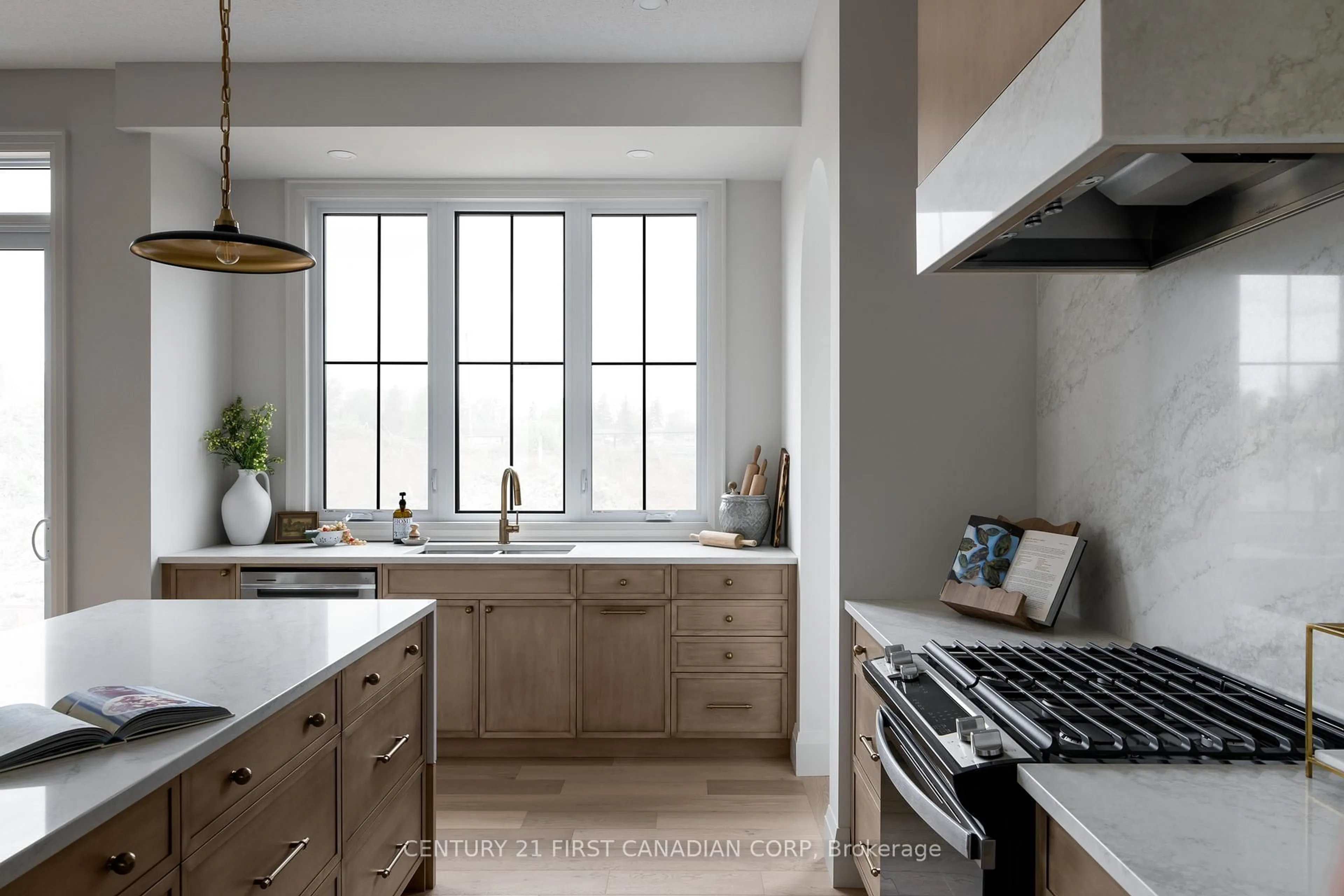 Contemporary kitchen, ceramic/tile floor for 212 FOXBOROUGH Pl, Thames Centre Ontario N0M 2P0