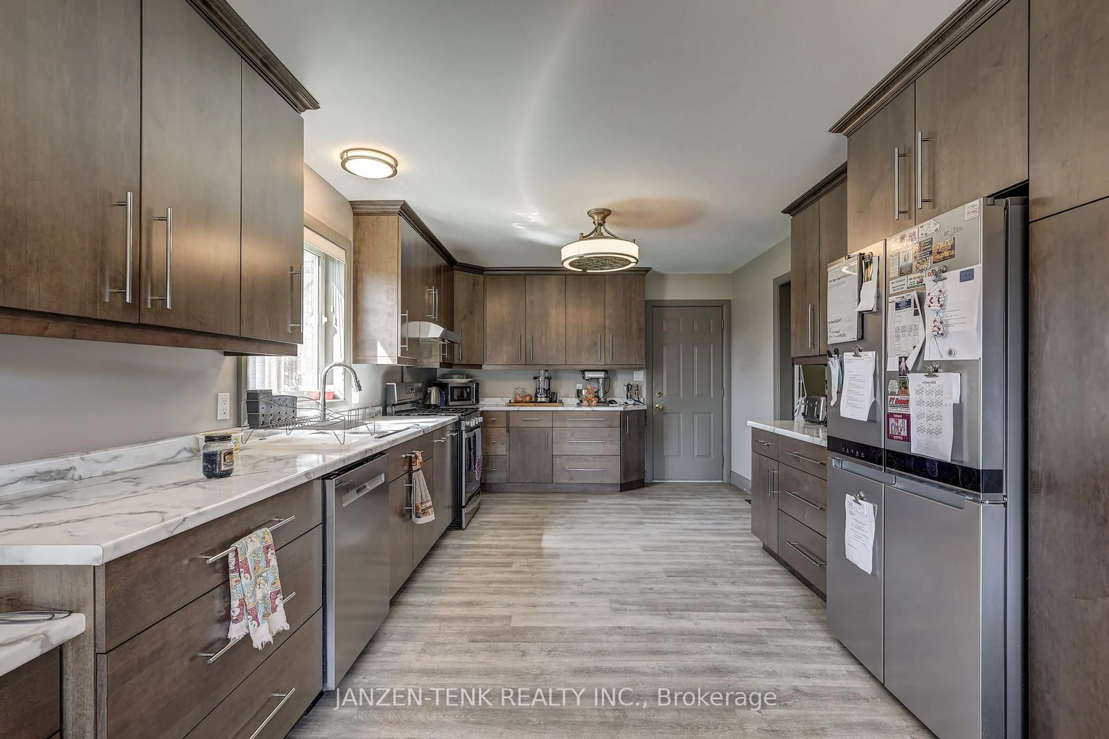 Contemporary kitchen, ceramic/tile floor for 56729 Eden Line, Bayham Ontario N0J 1H0