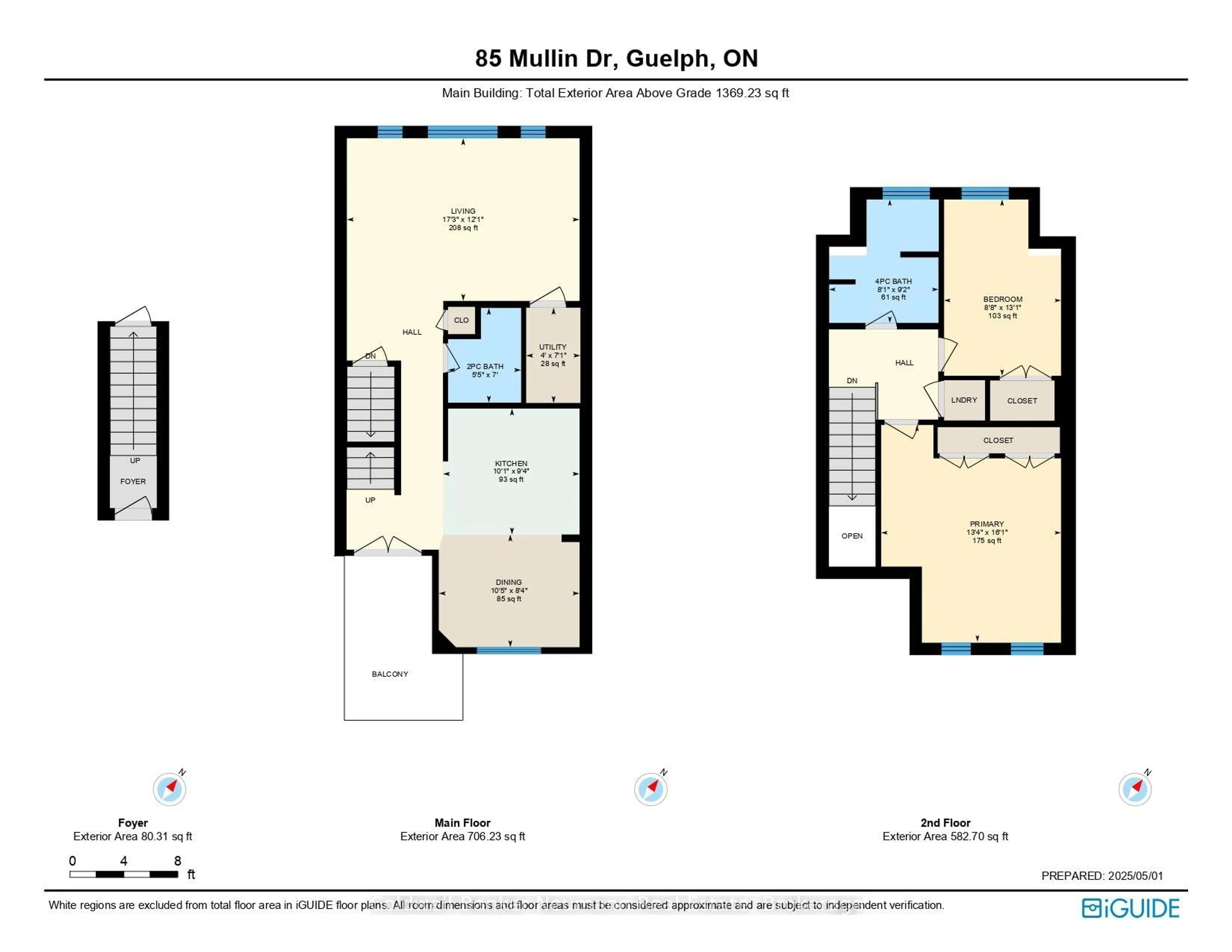 Floor plan for 85 Mullin Dr #11B, Guelph Ontario N1E 7M2