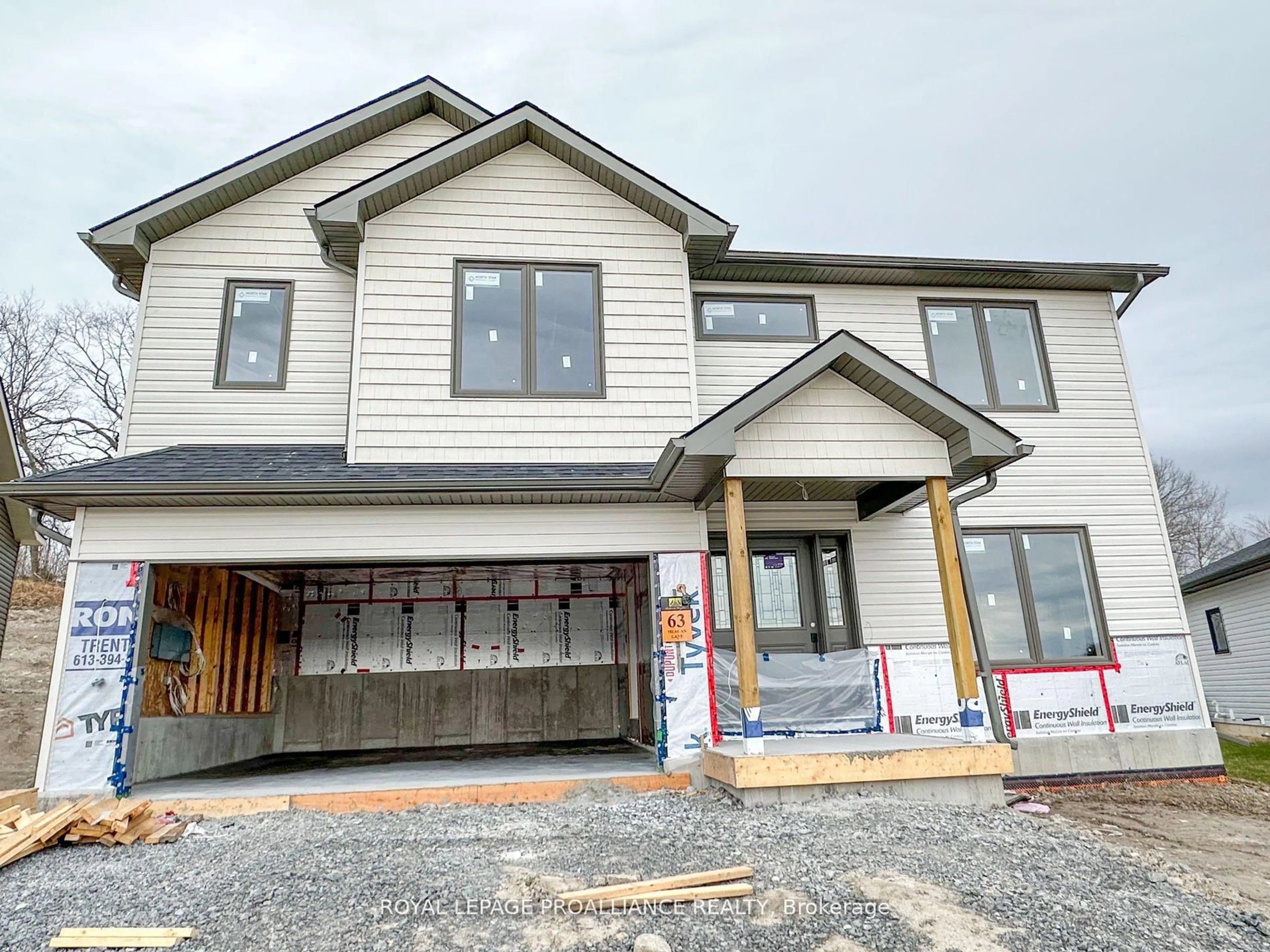 Home with vinyl exterior material, street for 63 Meagan Lane, Hastings Ontario K0K 2C0