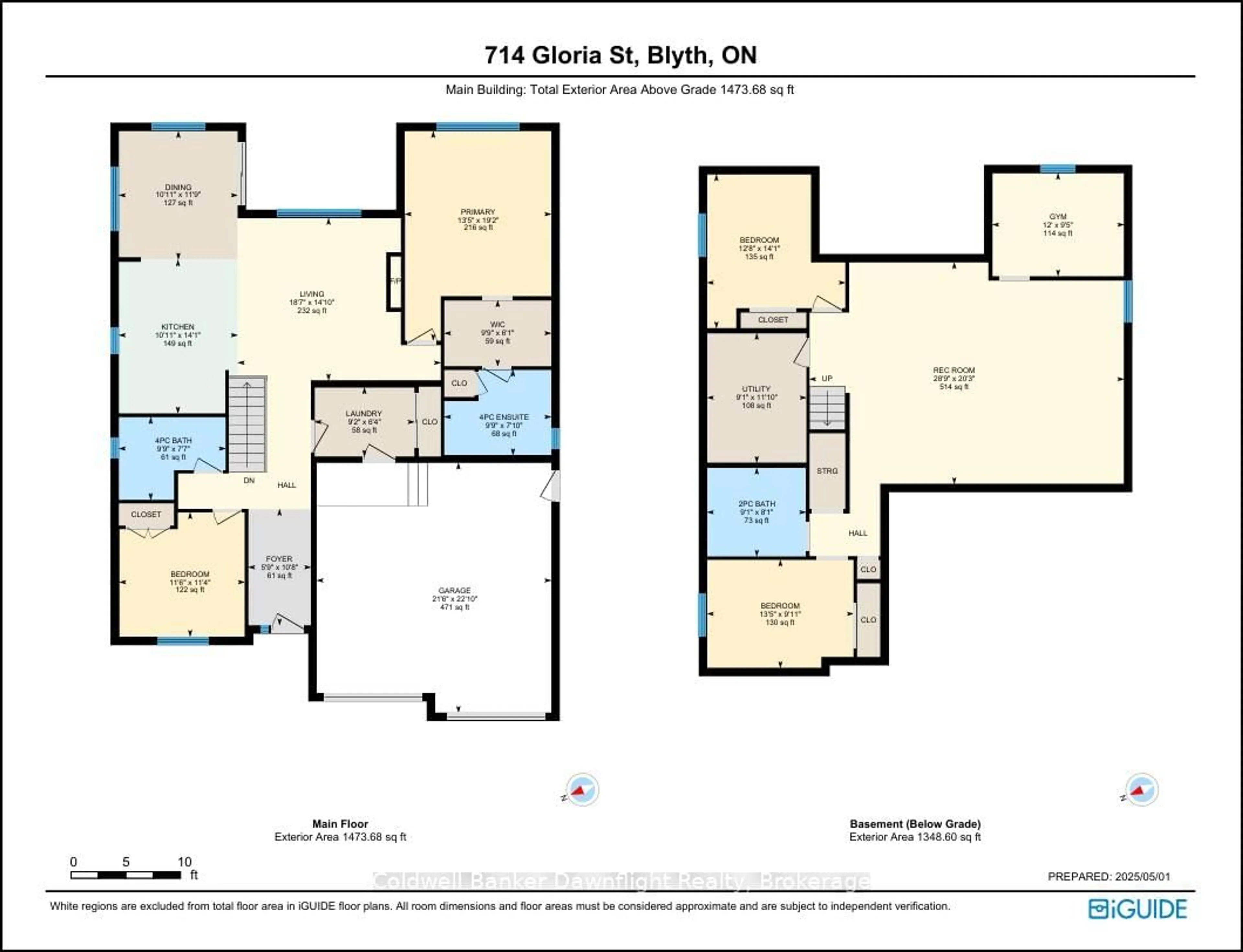 Floor plan for 714 Gloria St, North Huron Ontario N0M 1H0