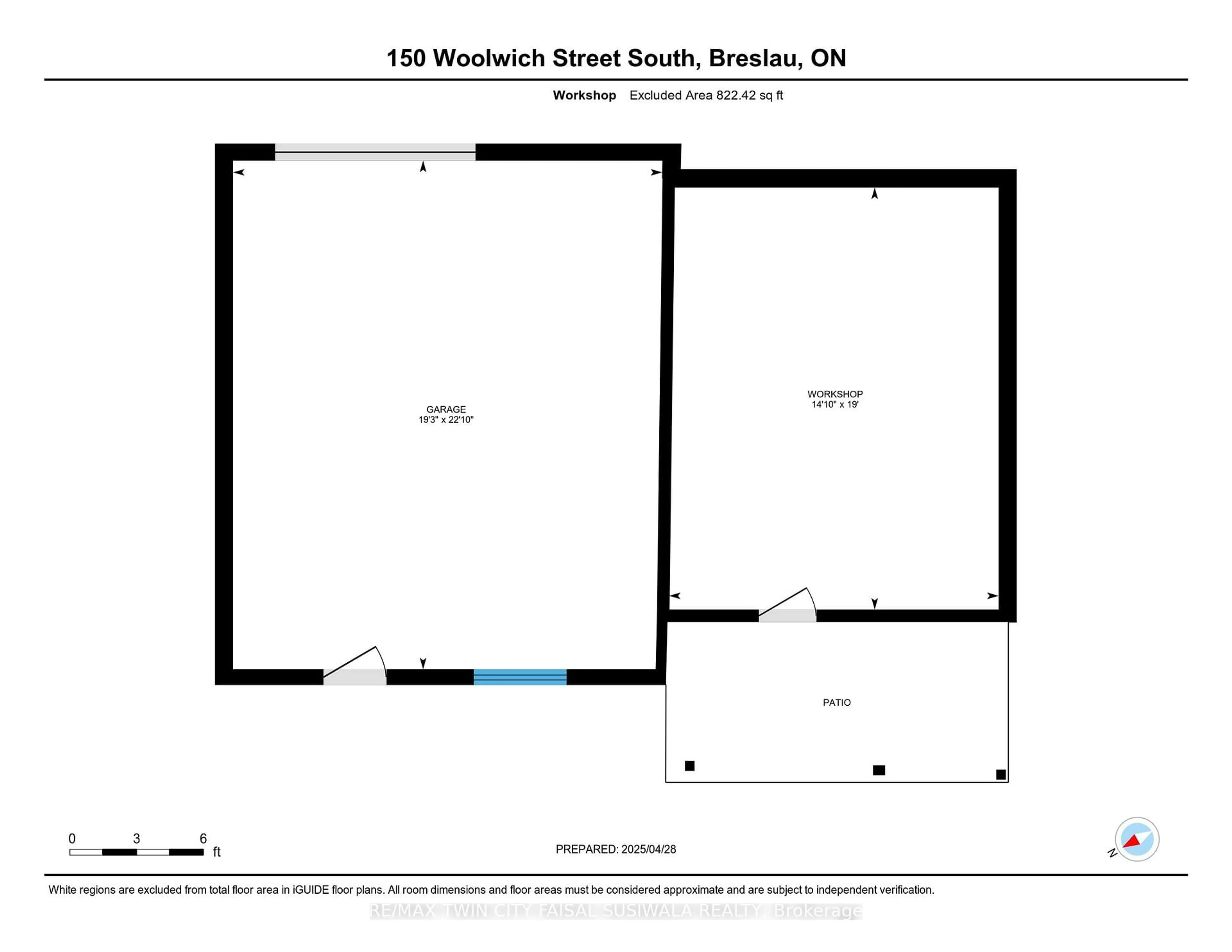 Floor plan for 150 WOOLWICH St, Woolwich Ontario N0B 1M0